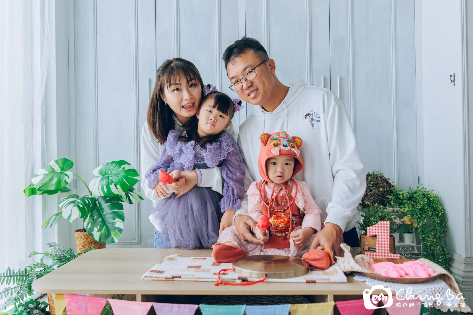 函函的抓周時光——晴爸親子攝影
