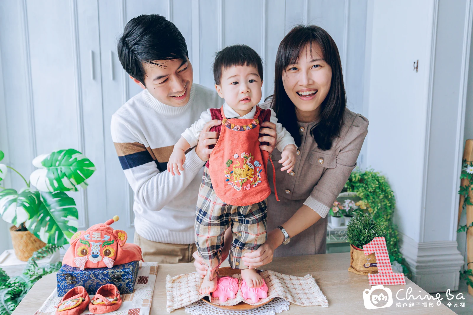 牌的抓周時光——晴爸親子攝影