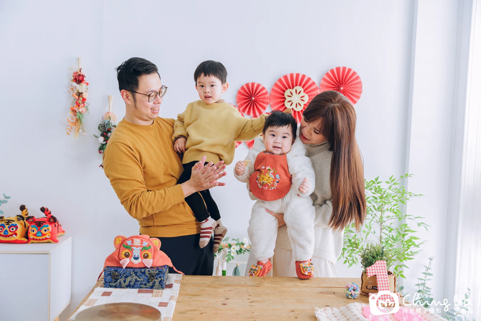 睿周歲抓周儀式的紀錄（2025 年冬季・平日場）