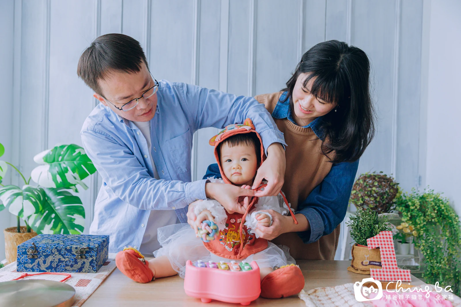 菲的抓周時光——晴爸親子攝影