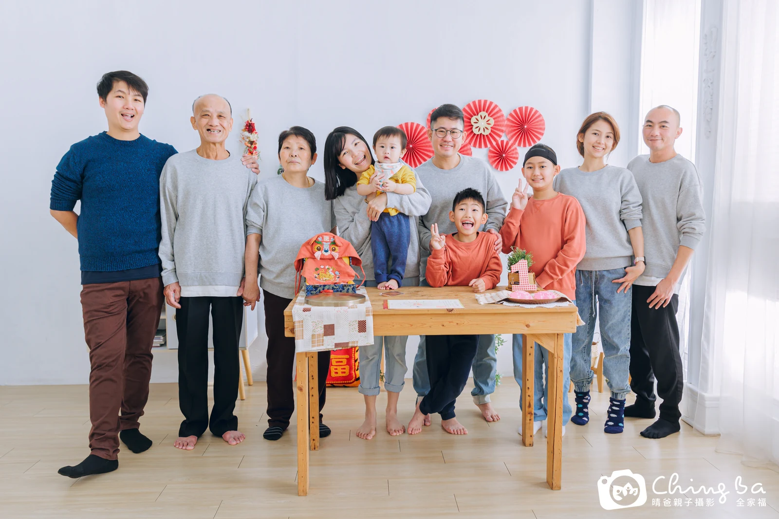 米堡在台中拍小家庭抓周的珍貴一刻