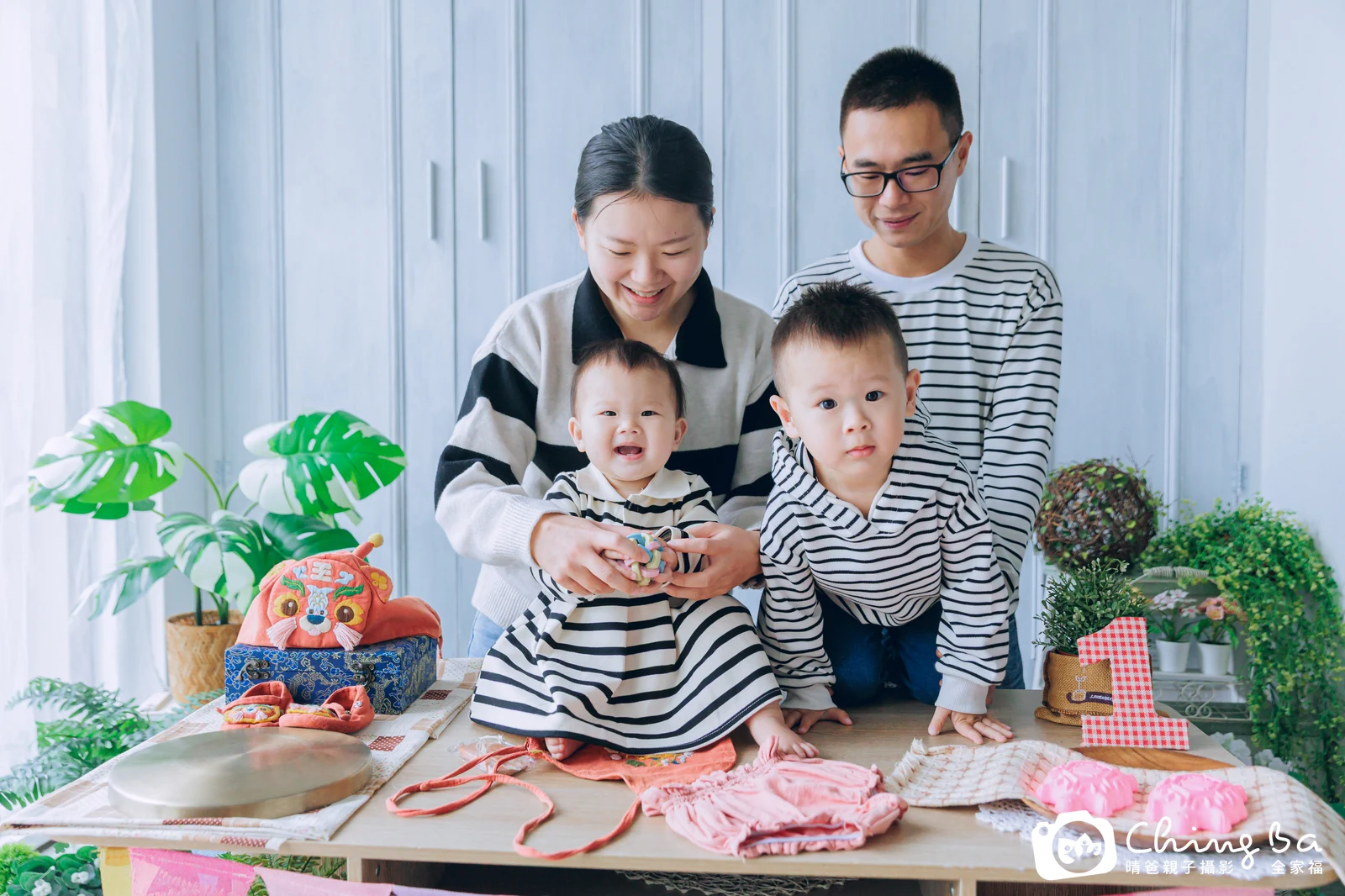 妹妹在台中拍小家庭抓周的珍貴一刻
