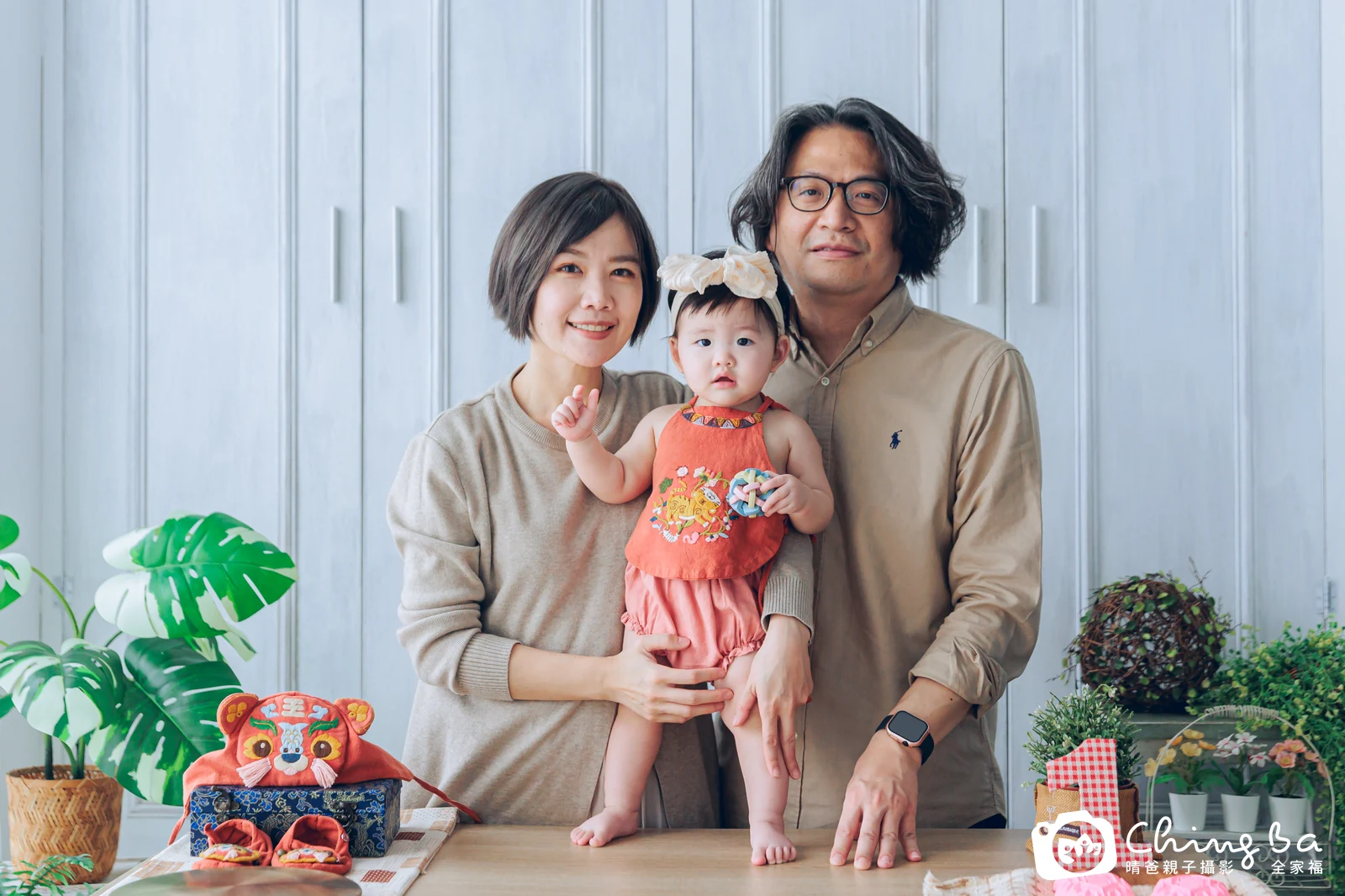 小泡芙的抓周時光——晴爸親子攝影