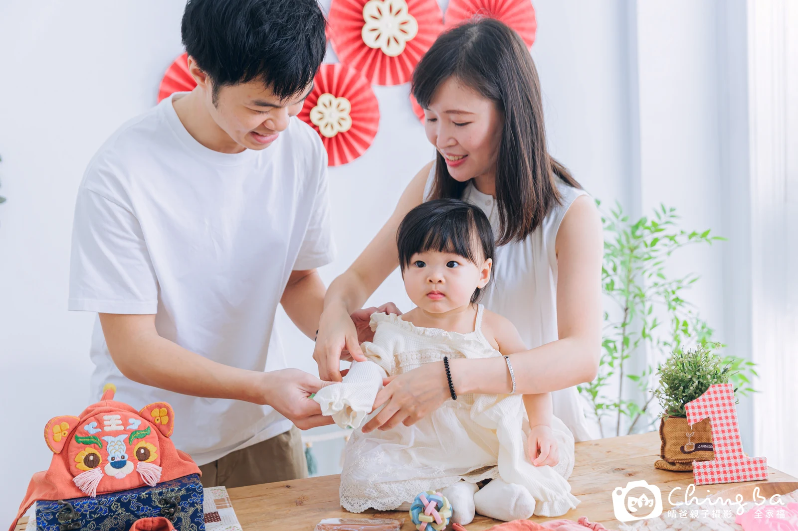涵的抓周時光——晴爸親子攝影