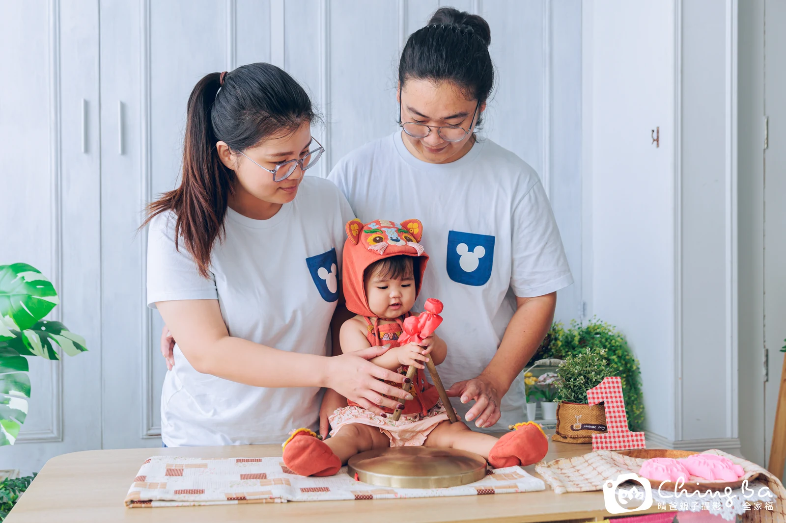 熙熙的抓周時光——晴爸親子攝影