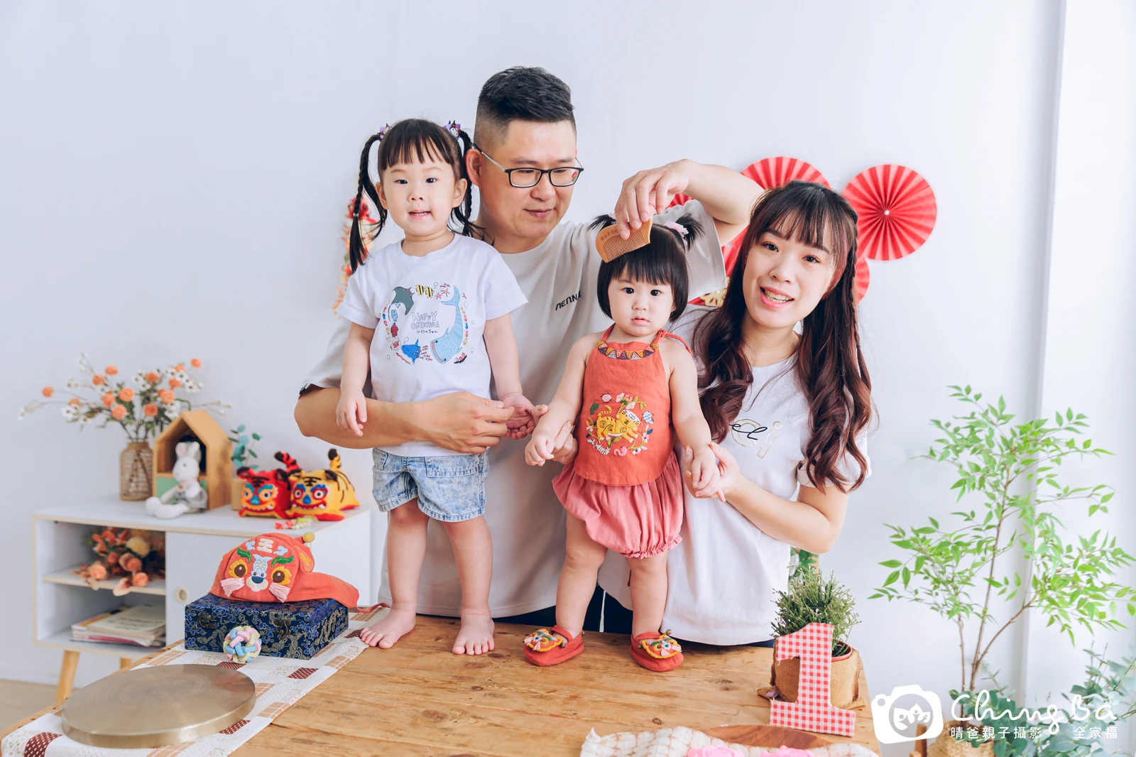 紅豆的抓周時光——晴爸親子攝影