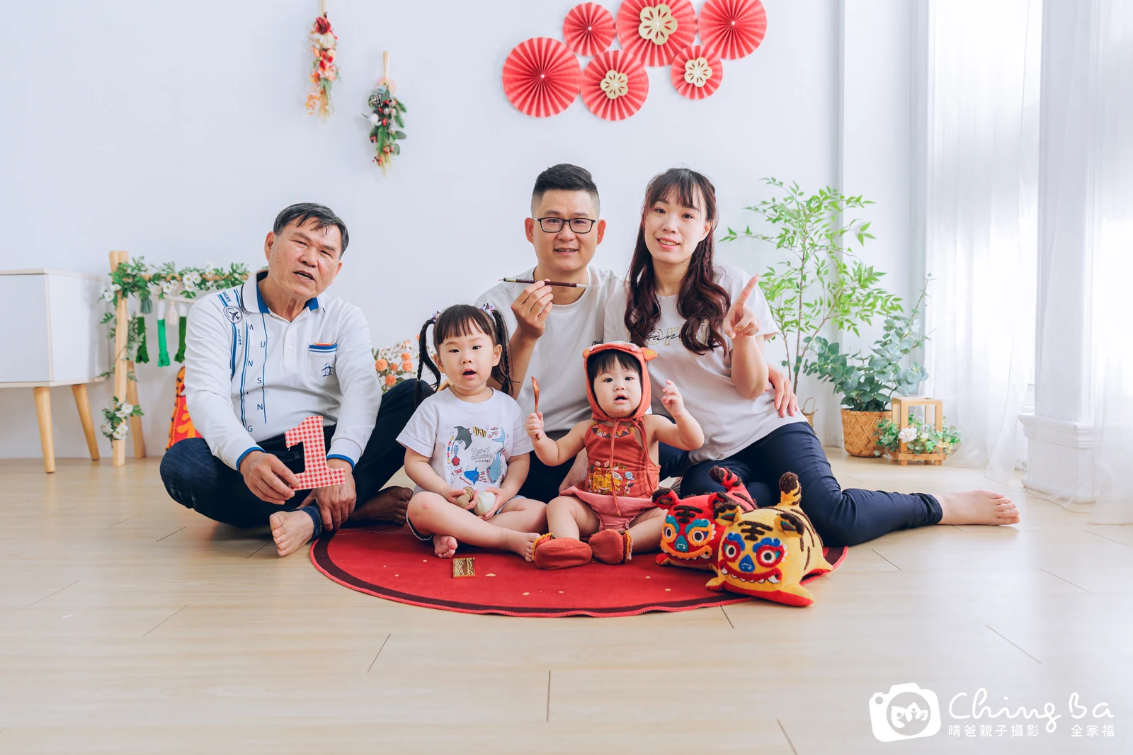 紅豆周歲抓周儀式的紀錄（2025 年春季・平日場）