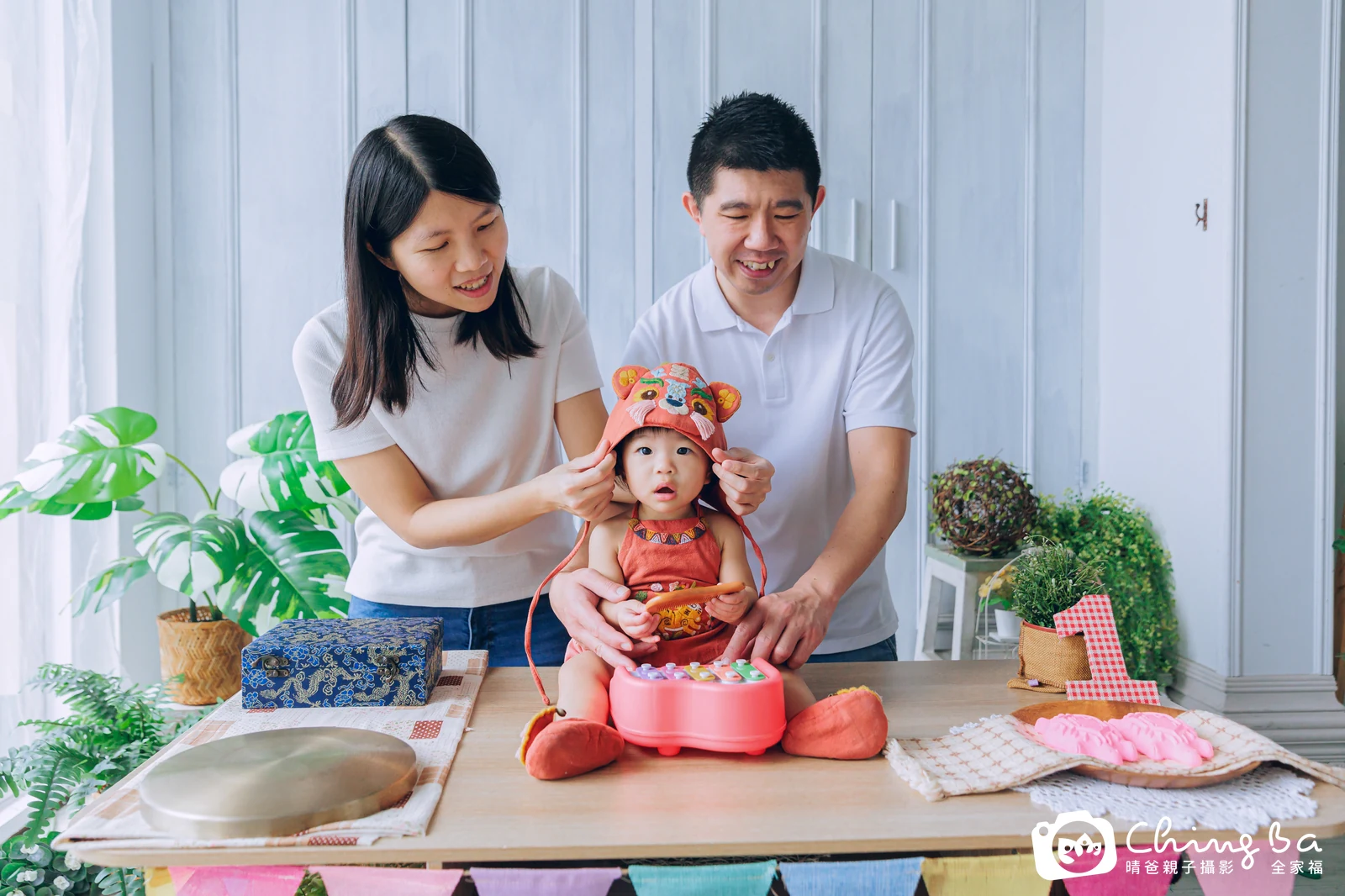 米米的抓周時光——晴爸親子攝影