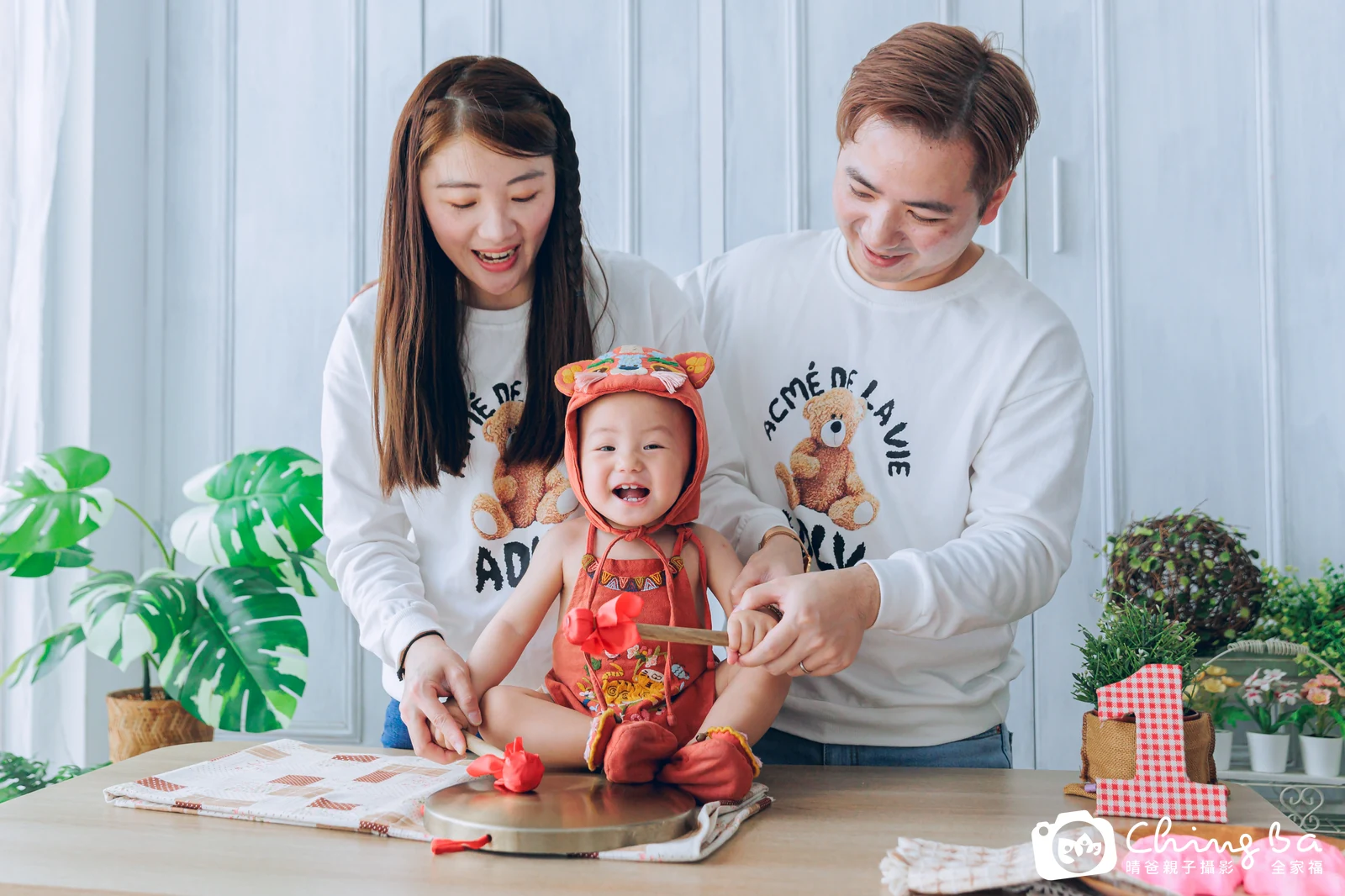 愷愷的抓周時光——晴爸親子攝影