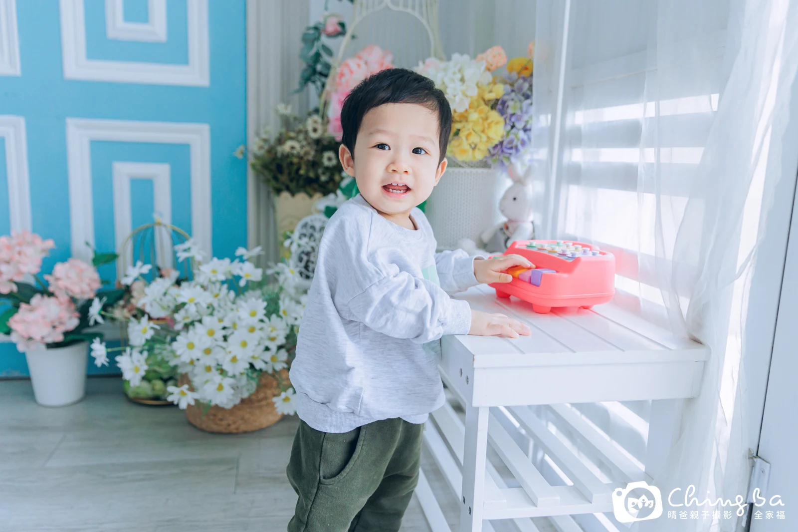 小小龍的抓周時光——晴爸親子攝影