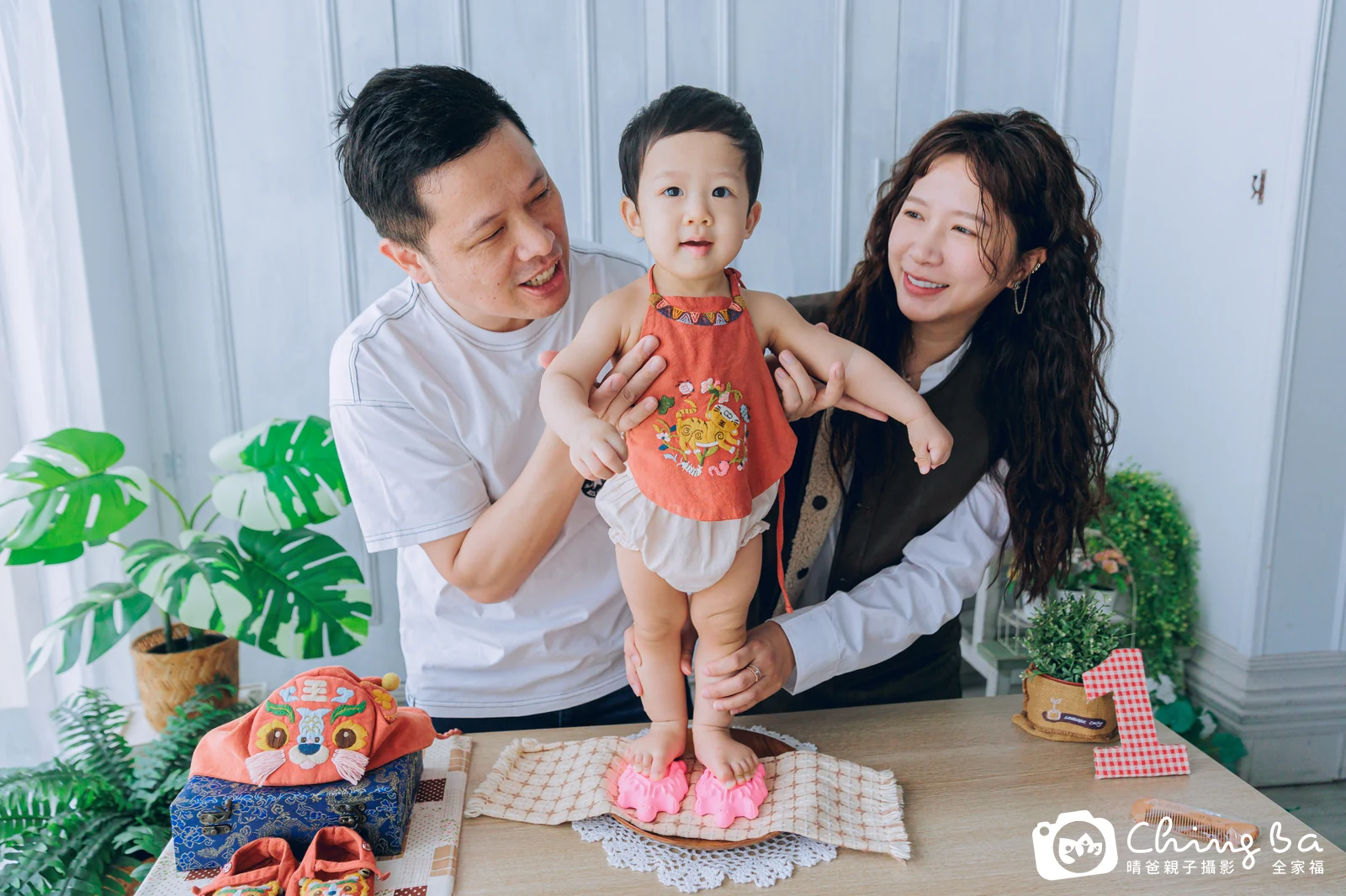 小小龍的抓周時光——晴爸親子攝影