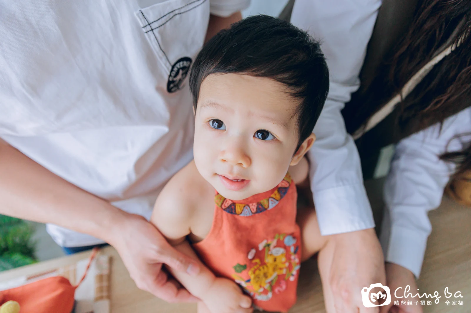 小小龍的台中小家庭抓周拍攝現場