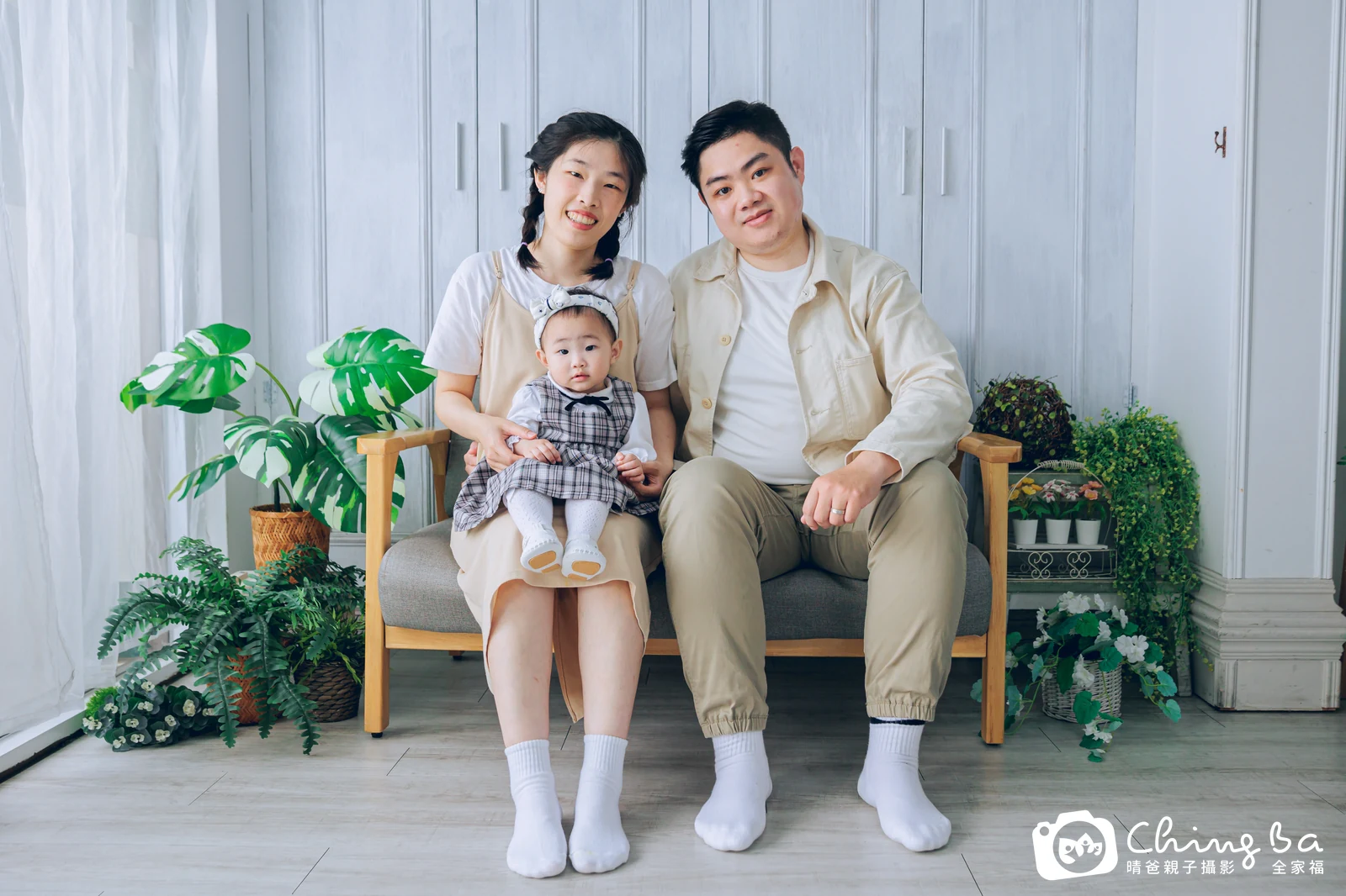 星星 1 歲寶貝 台中小家庭抓周紀念照｜晴爸親子攝影