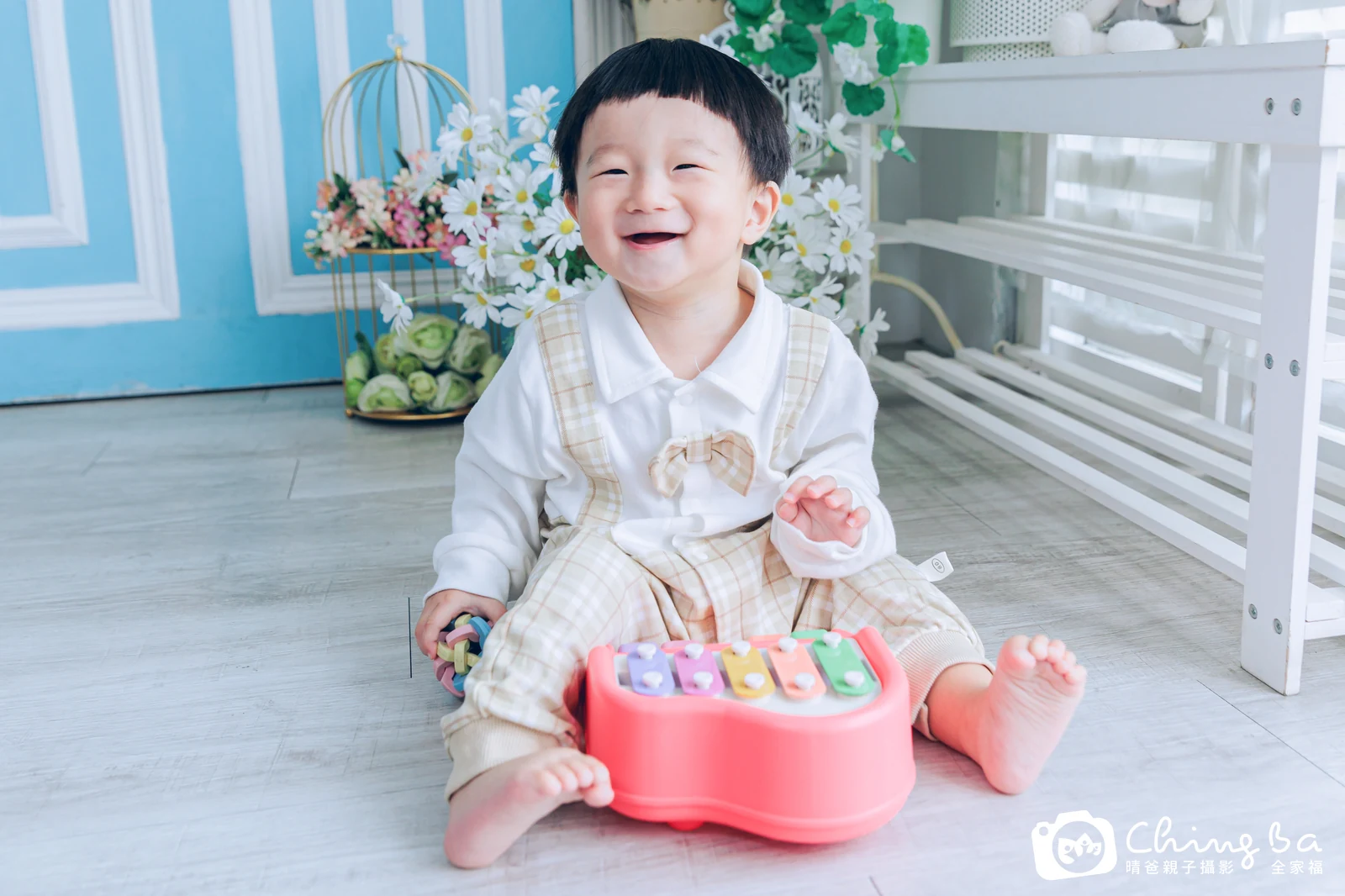 楷楷的抓周時光——晴爸親子攝影