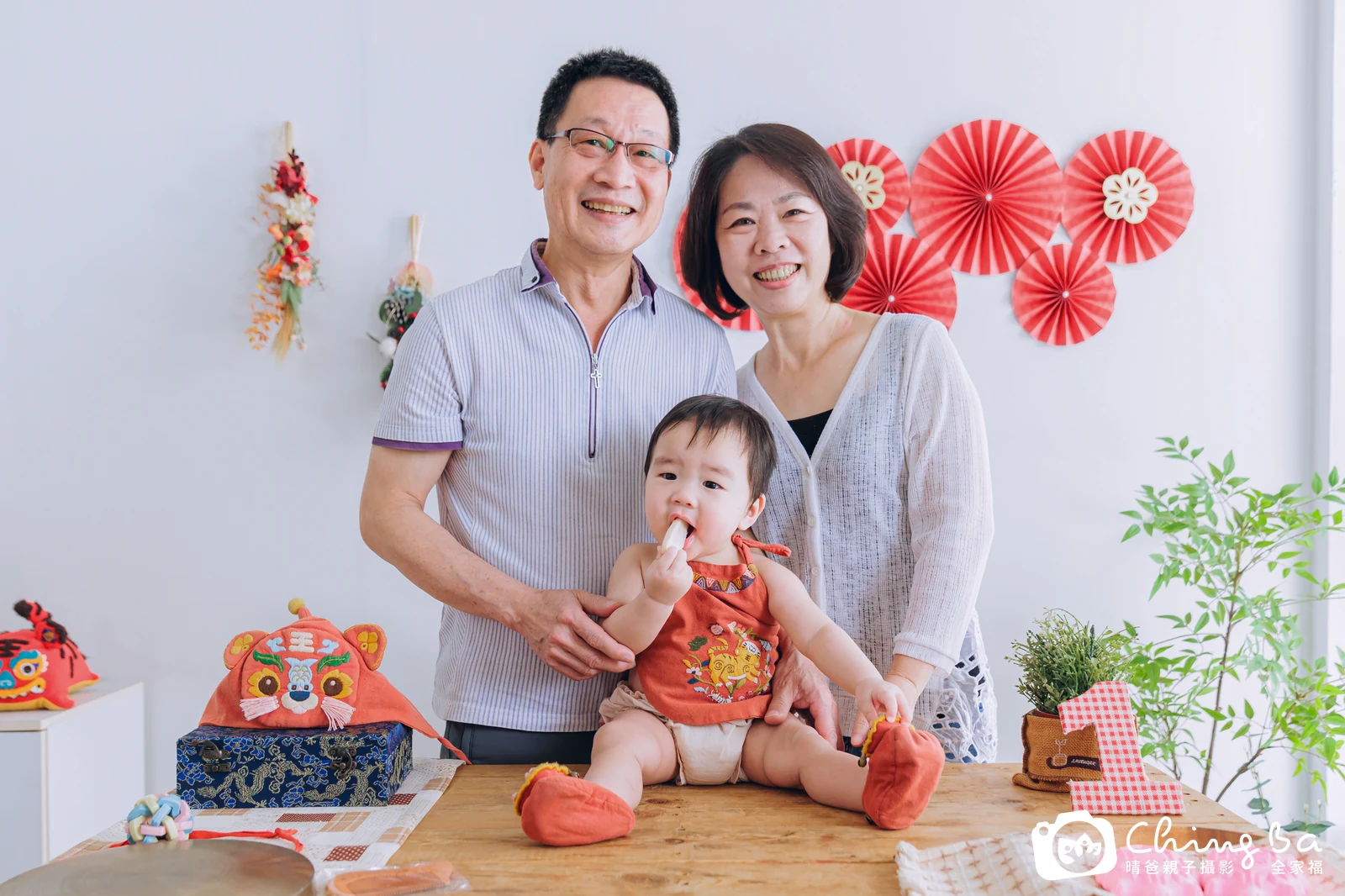 謙的抓周時光——晴爸親子攝影