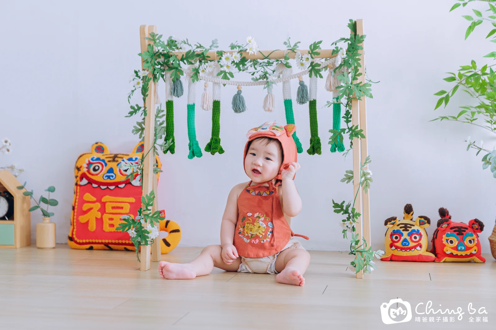謙的抓周時光——晴爸親子攝影