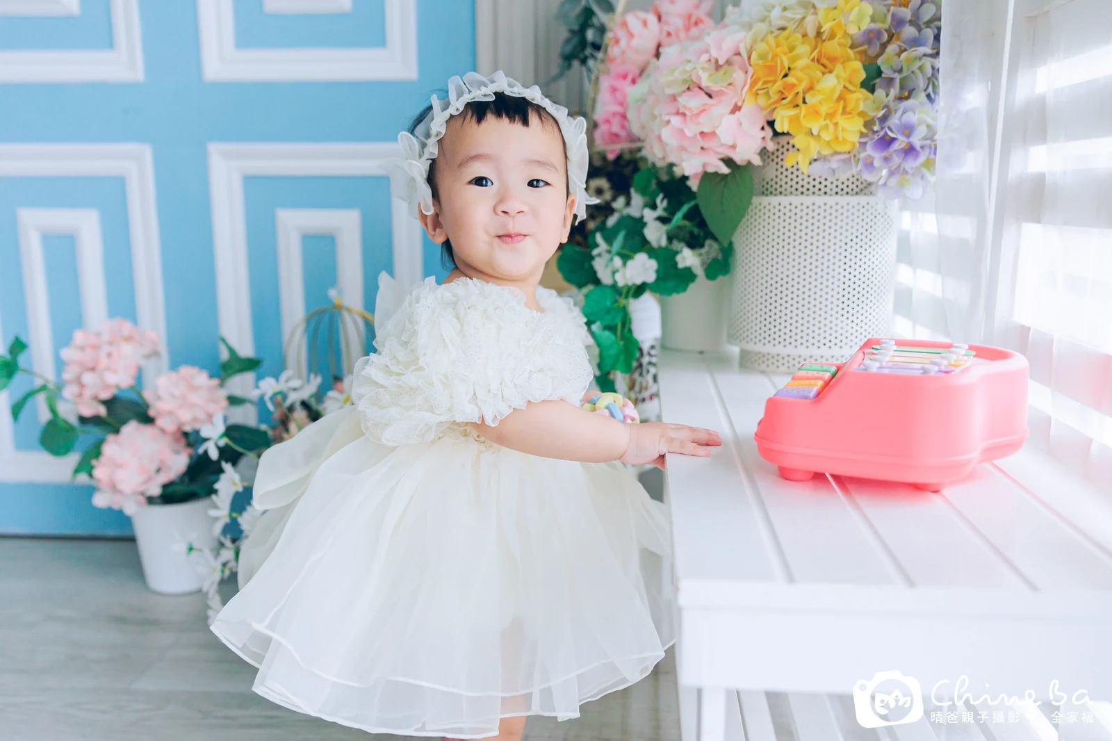 Lily的抓周時光——晴爸親子攝影