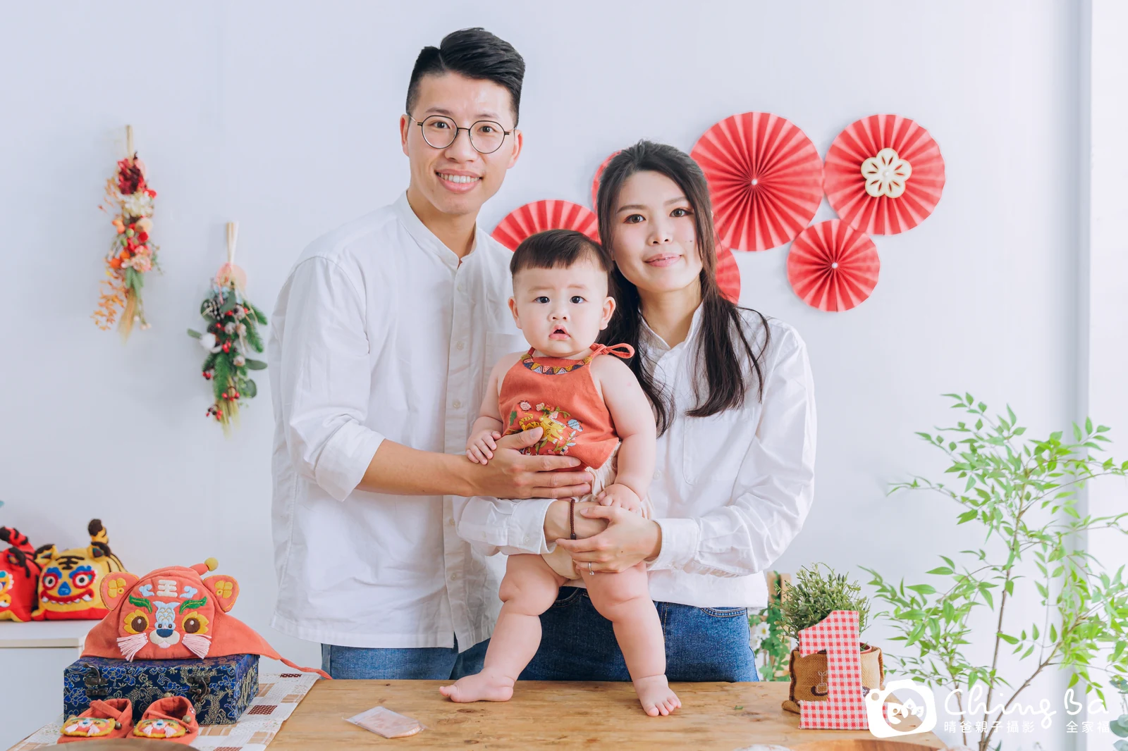 可頌的抓周時光——晴爸親子攝影