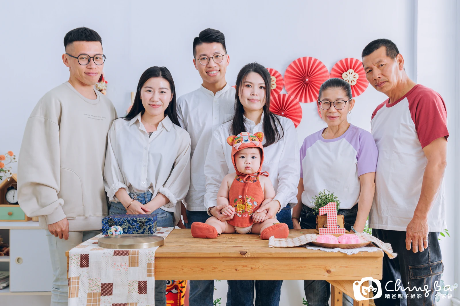 可頌的抓周時光——晴爸親子攝影