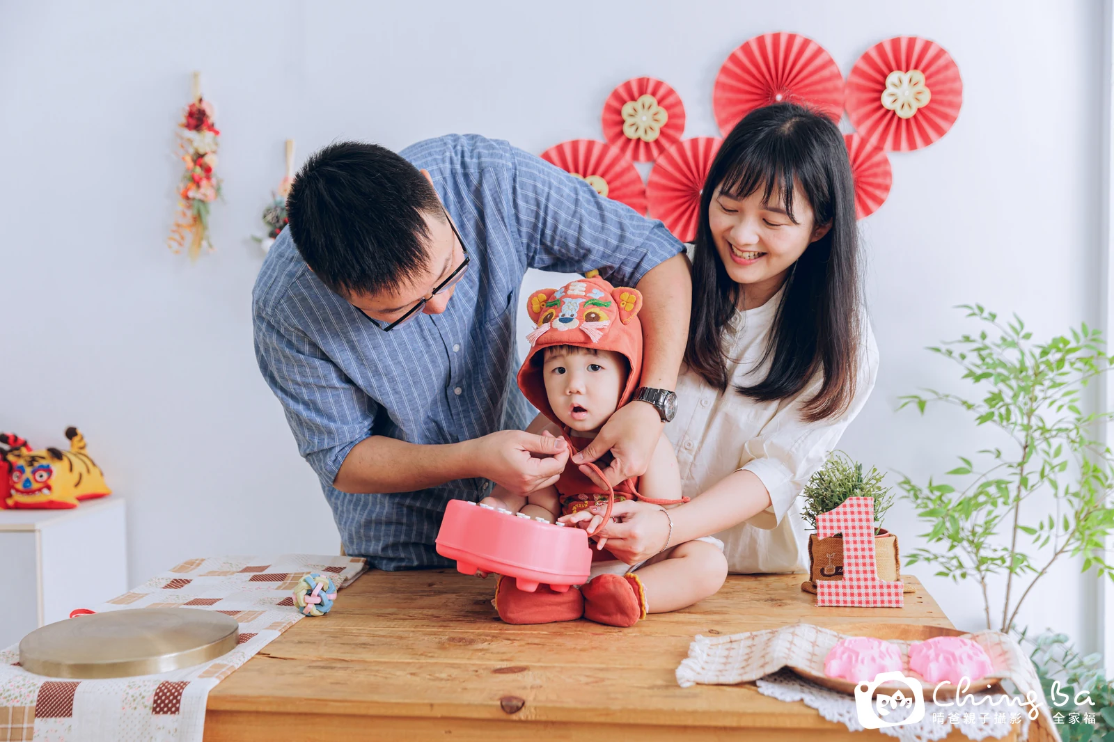 安安的抓周時光——晴爸親子攝影