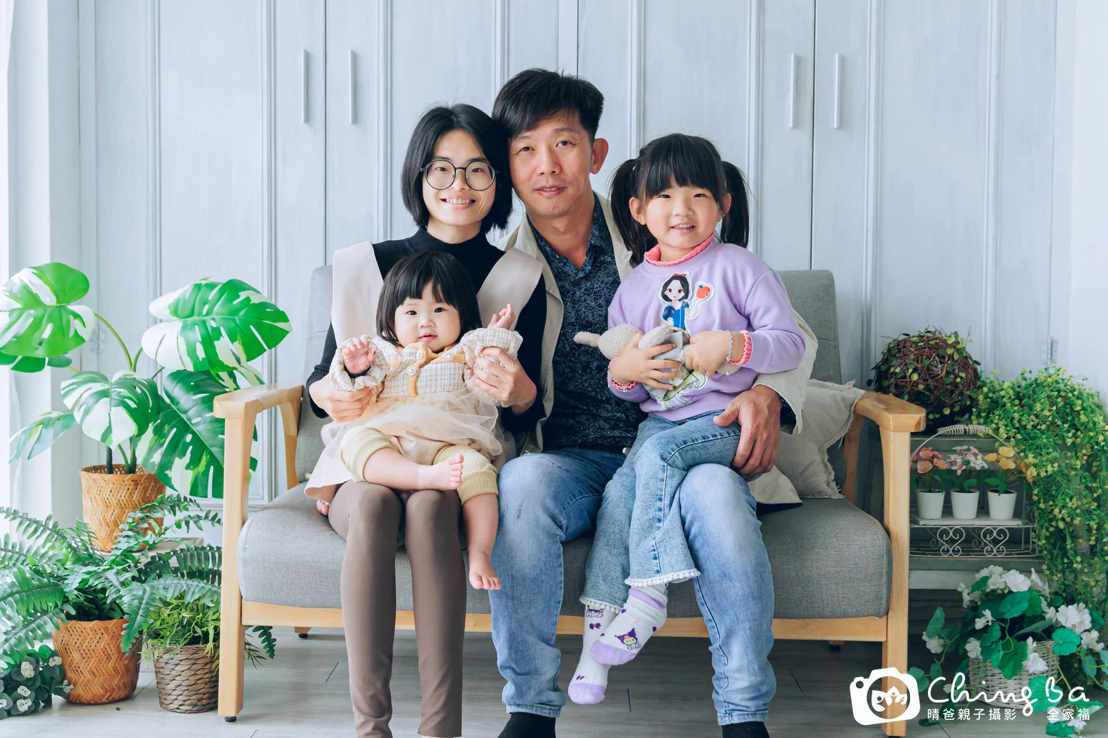 涵 1 歲寶貝 台中小家庭抓周紀念照｜晴爸親子攝影