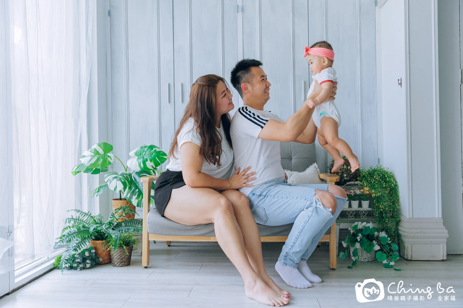 暄暄 1 歲寶貝 台中小家庭抓周紀念照｜晴爸親子攝影