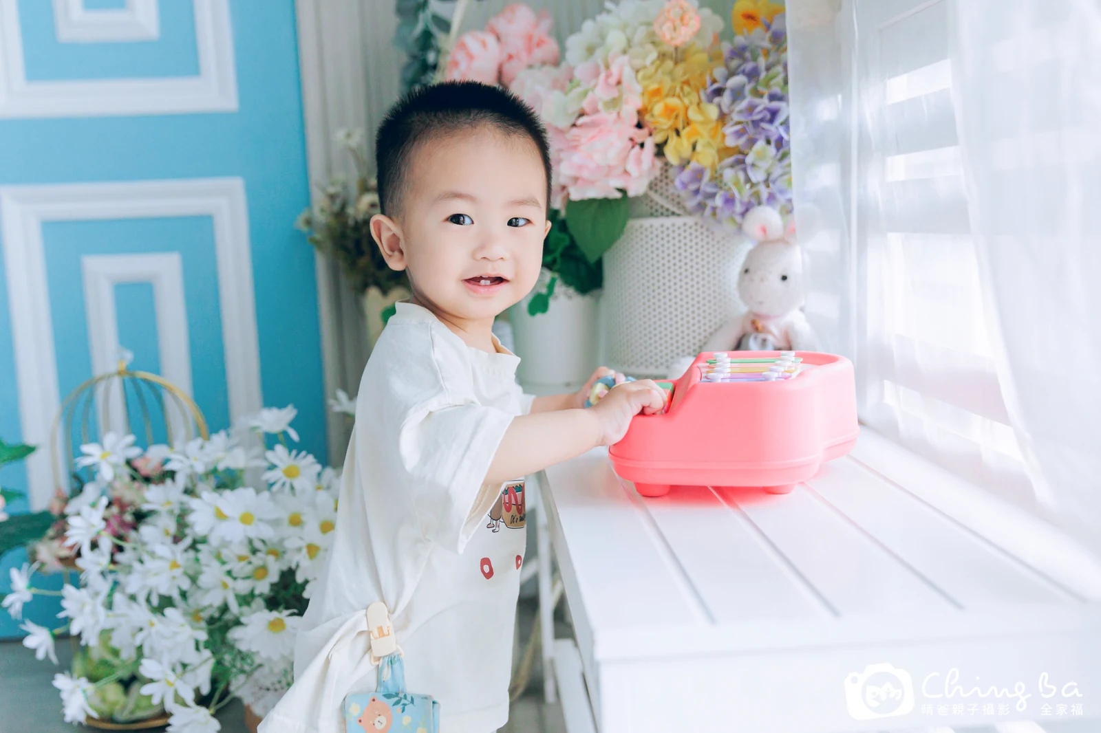 恩的抓周時光——晴爸親子攝影