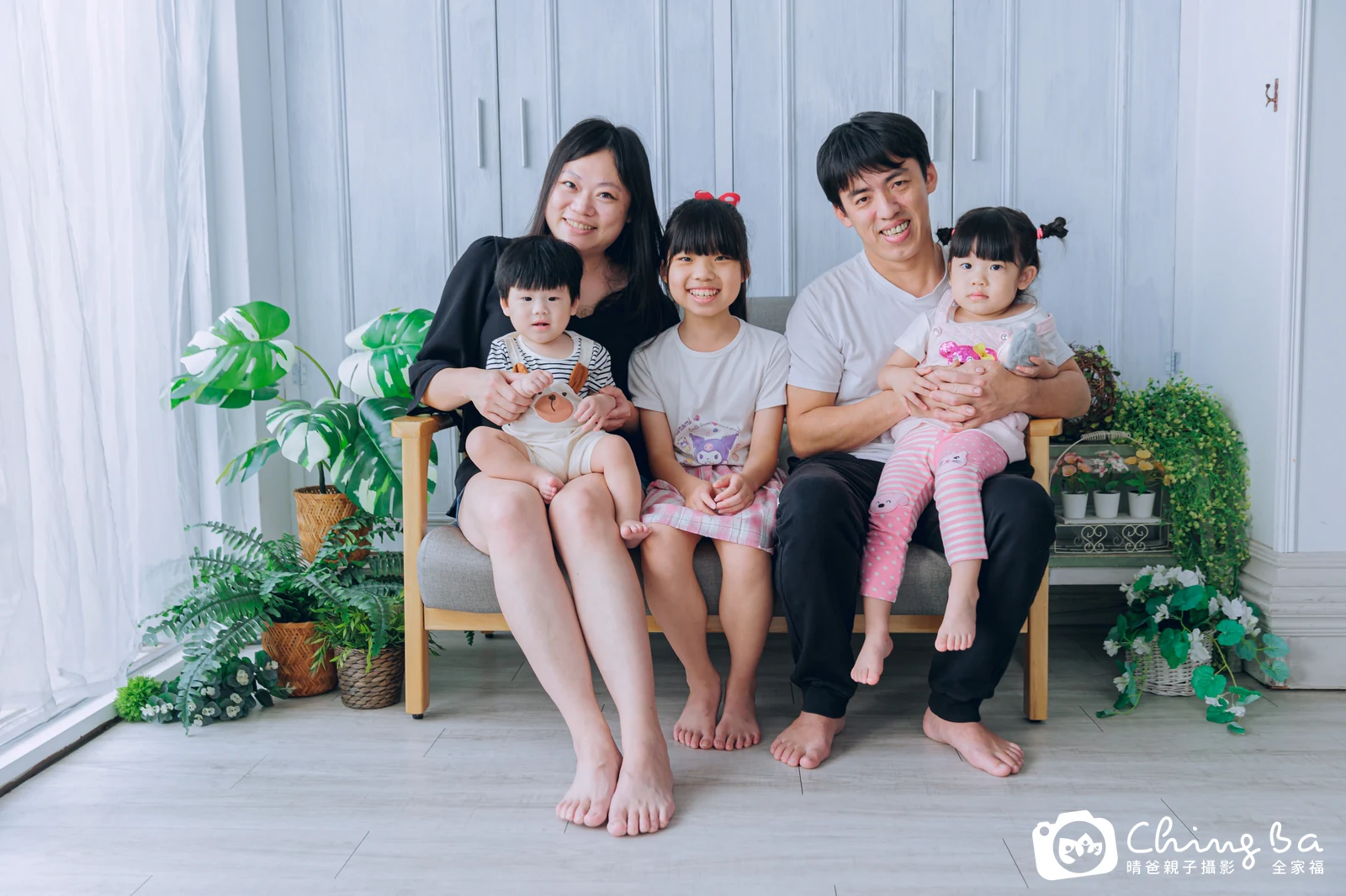 澔澔的台中小家庭抓周拍攝現場