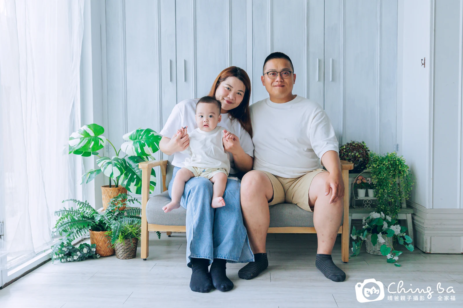 利 約 1 歲寶貝 台中小家庭抓周紀念照｜晴爸親子攝影