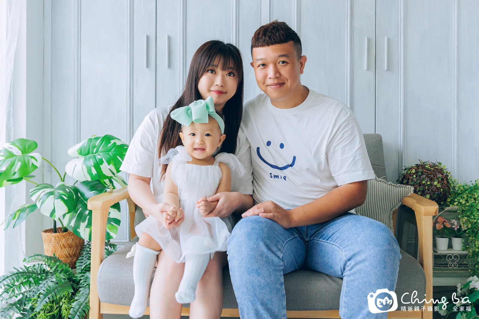 馬卡龍的台中小家庭抓周拍攝現場