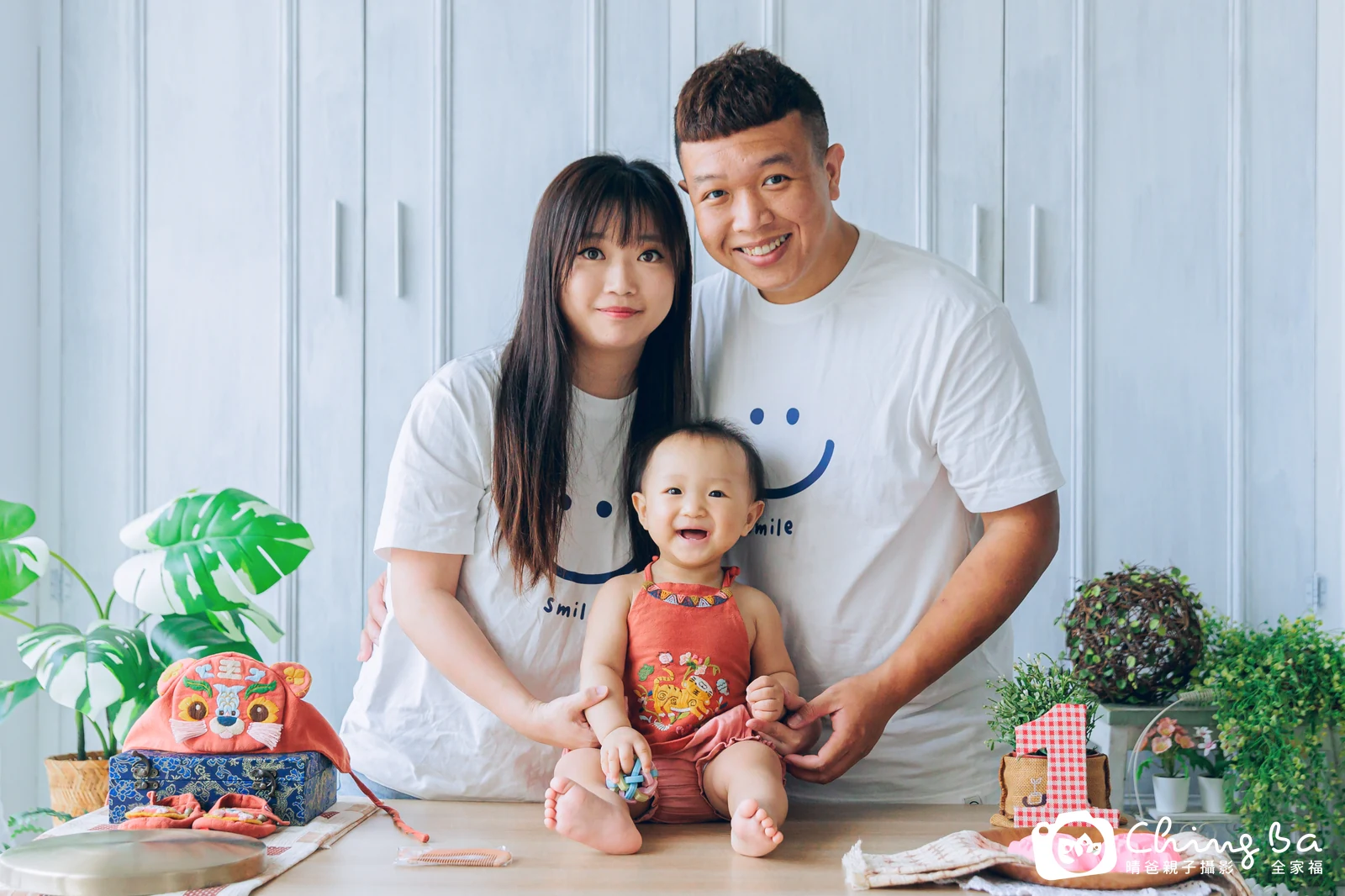馬卡龍的抓周時光——晴爸親子攝影