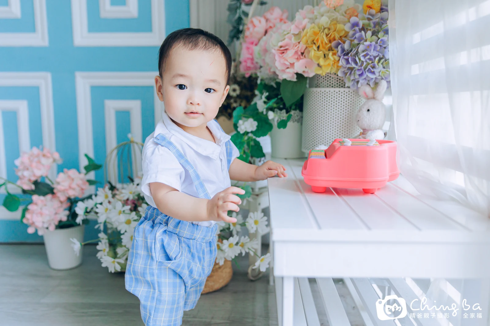 小澈周歲抓周儀式的紀錄（2025 年夏季・平日場）