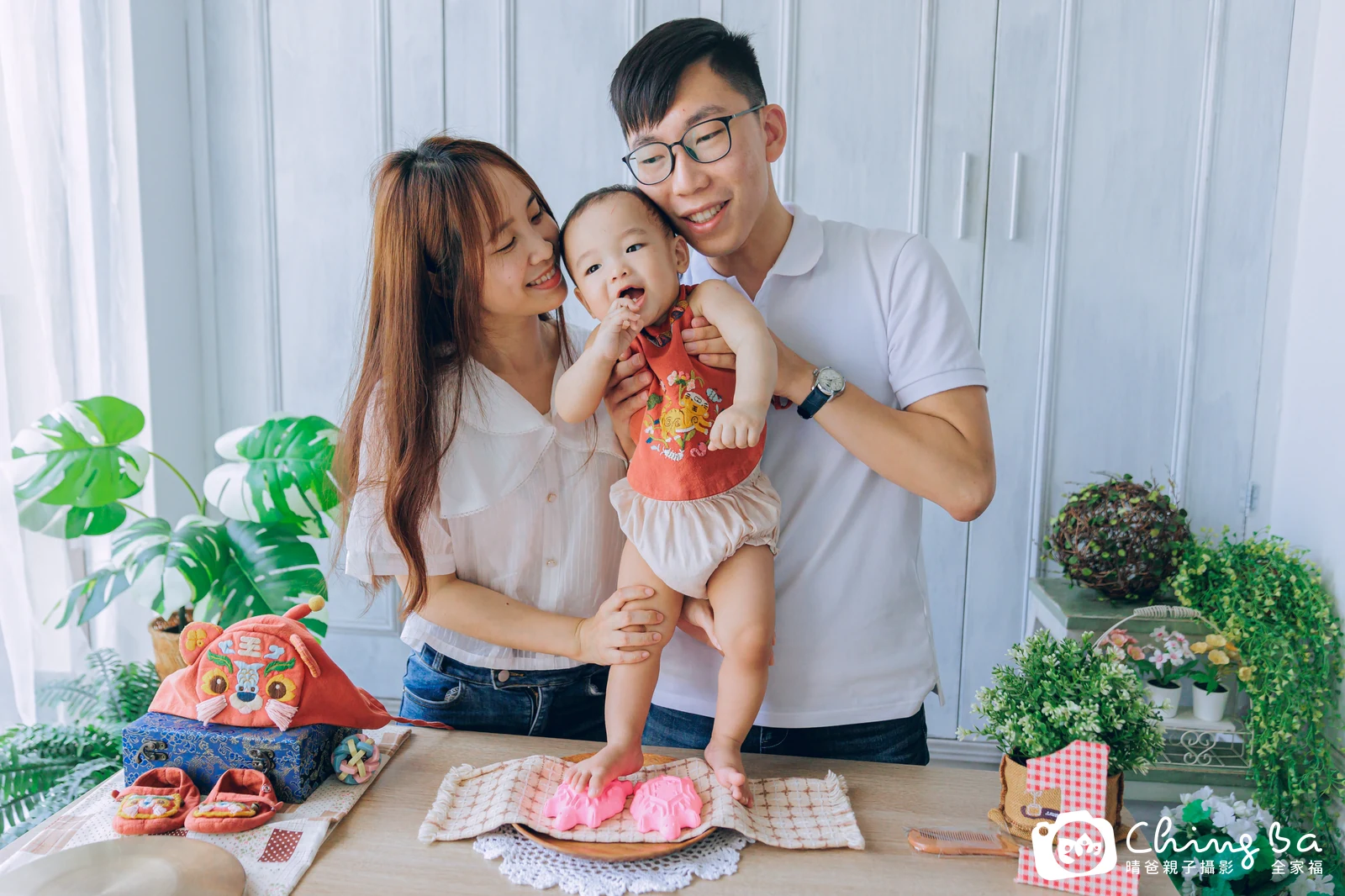 小澈的抓周時光——晴爸親子攝影