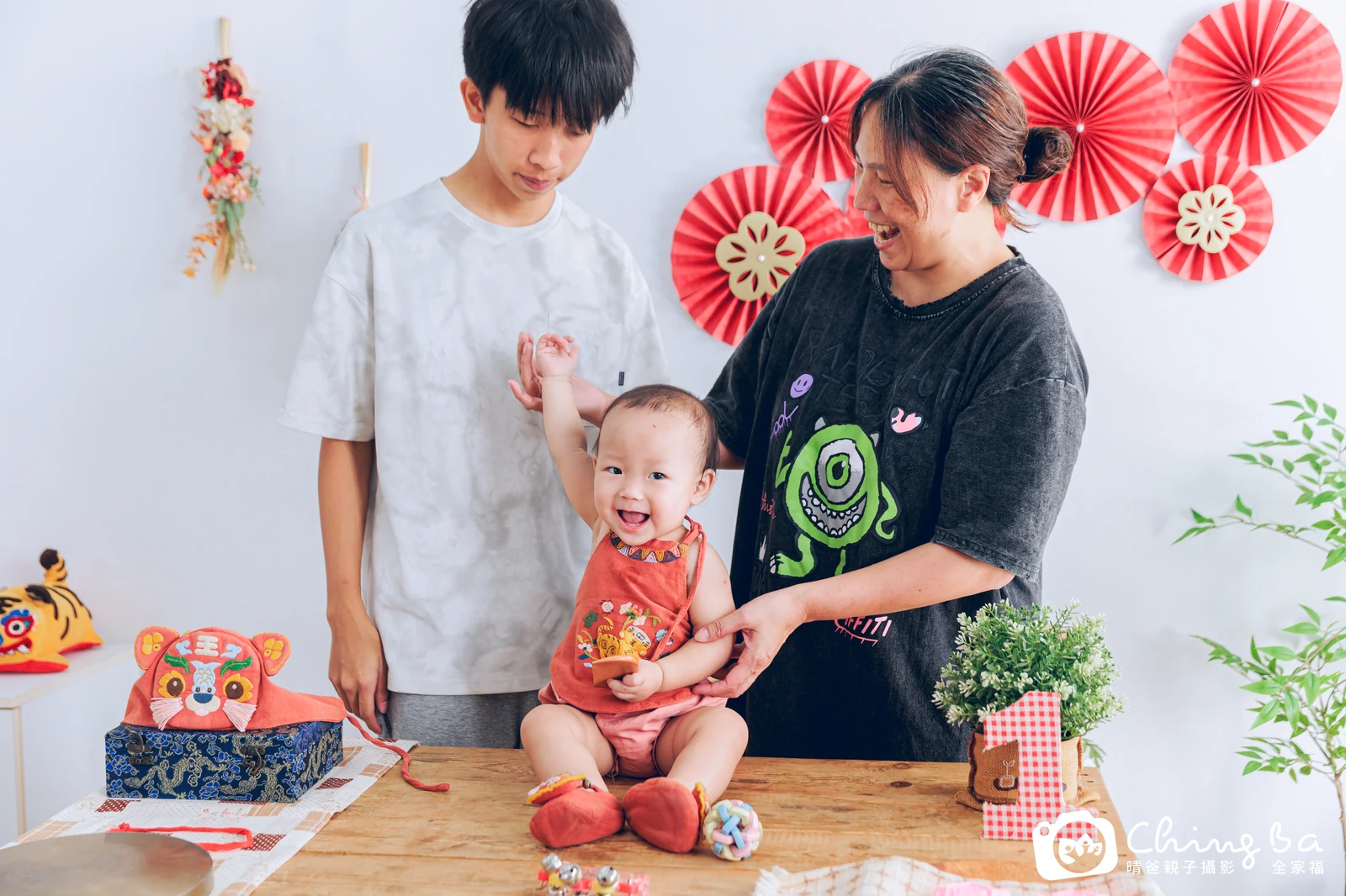 滿滿的抓周時光——晴爸親子攝影