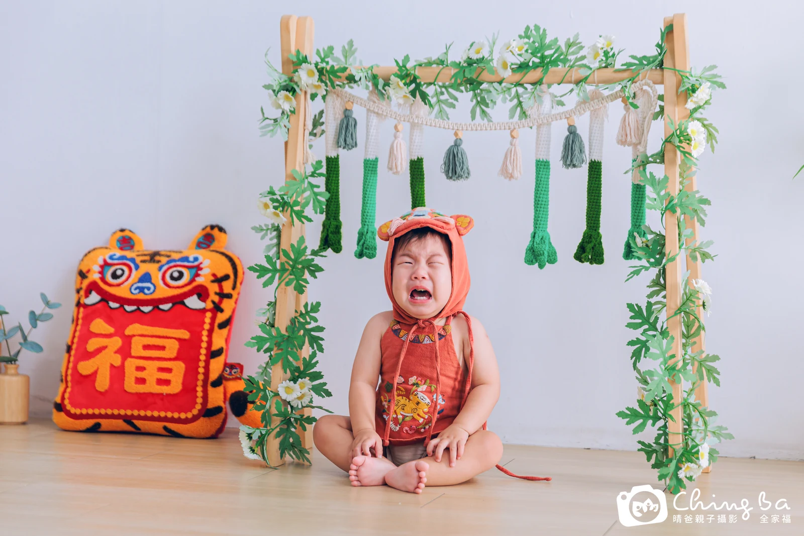 赫赫在台中拍小家庭抓周的珍貴一刻