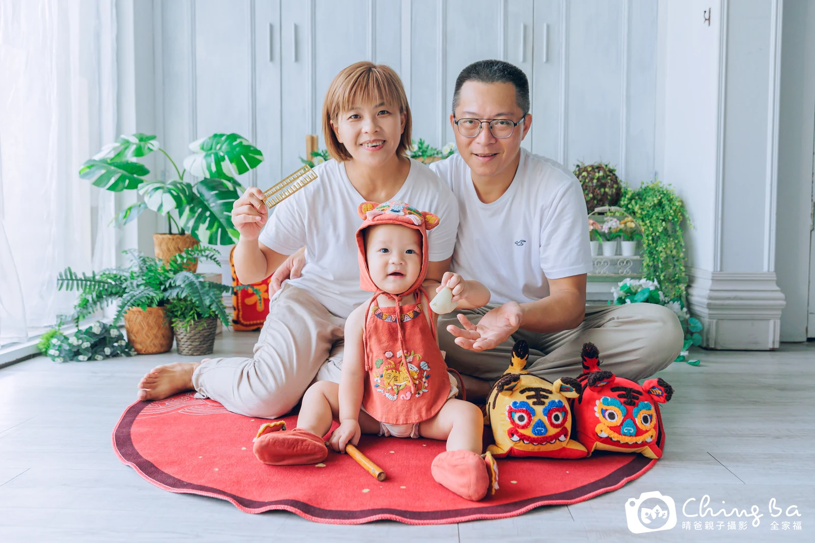 星星周歲抓周儀式的紀錄（2025 年夏季・平日場）