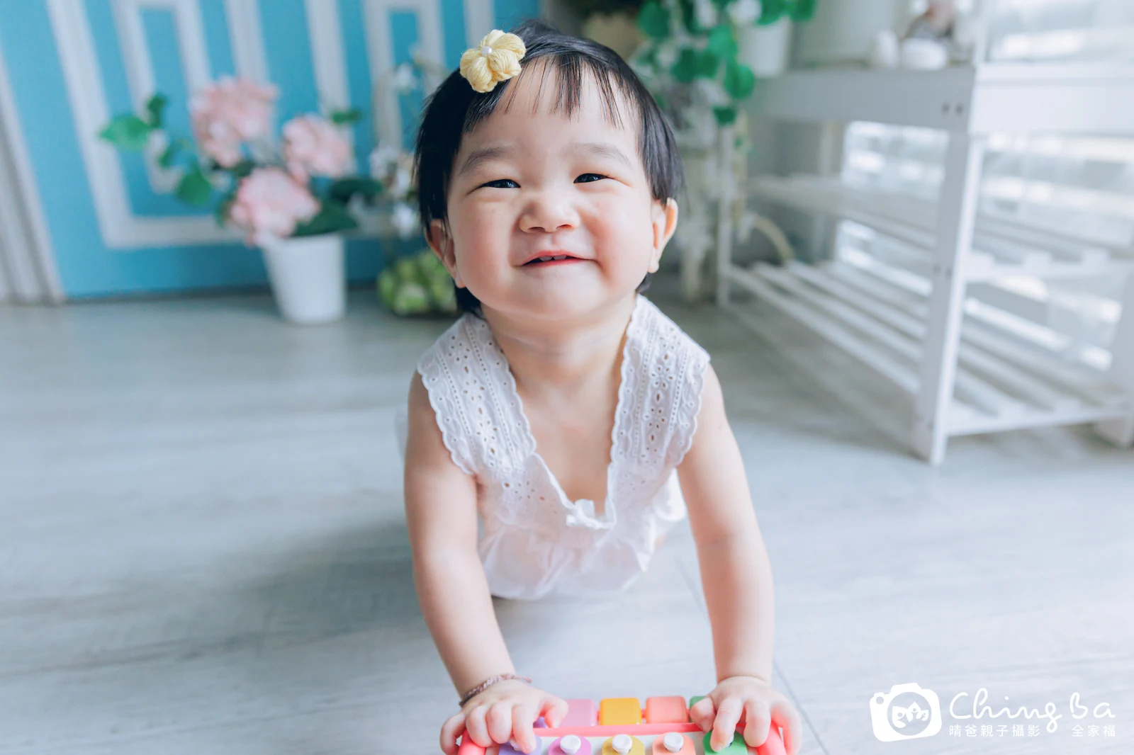 昀周歲抓周儀式的紀錄（2025 年夏季・假日場）