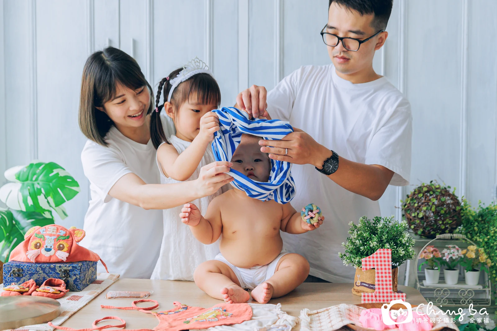 晨晨的抓周時光——晴爸親子攝影