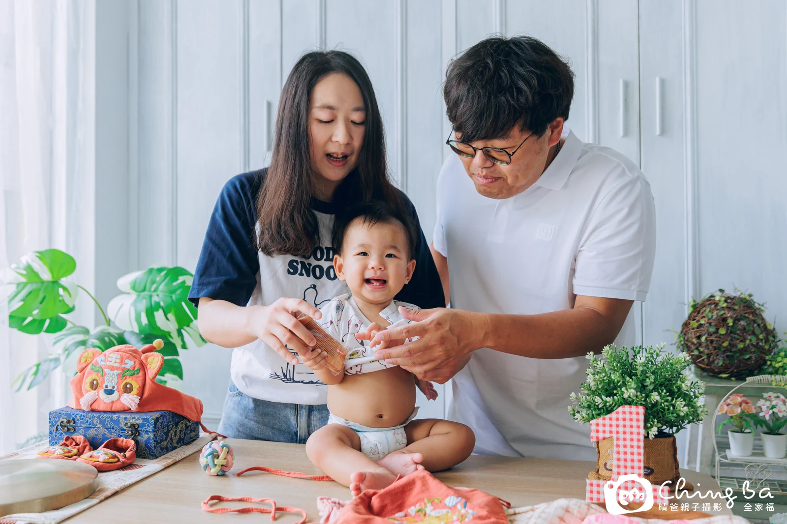 小南瓜的抓周時光——晴爸親子攝影