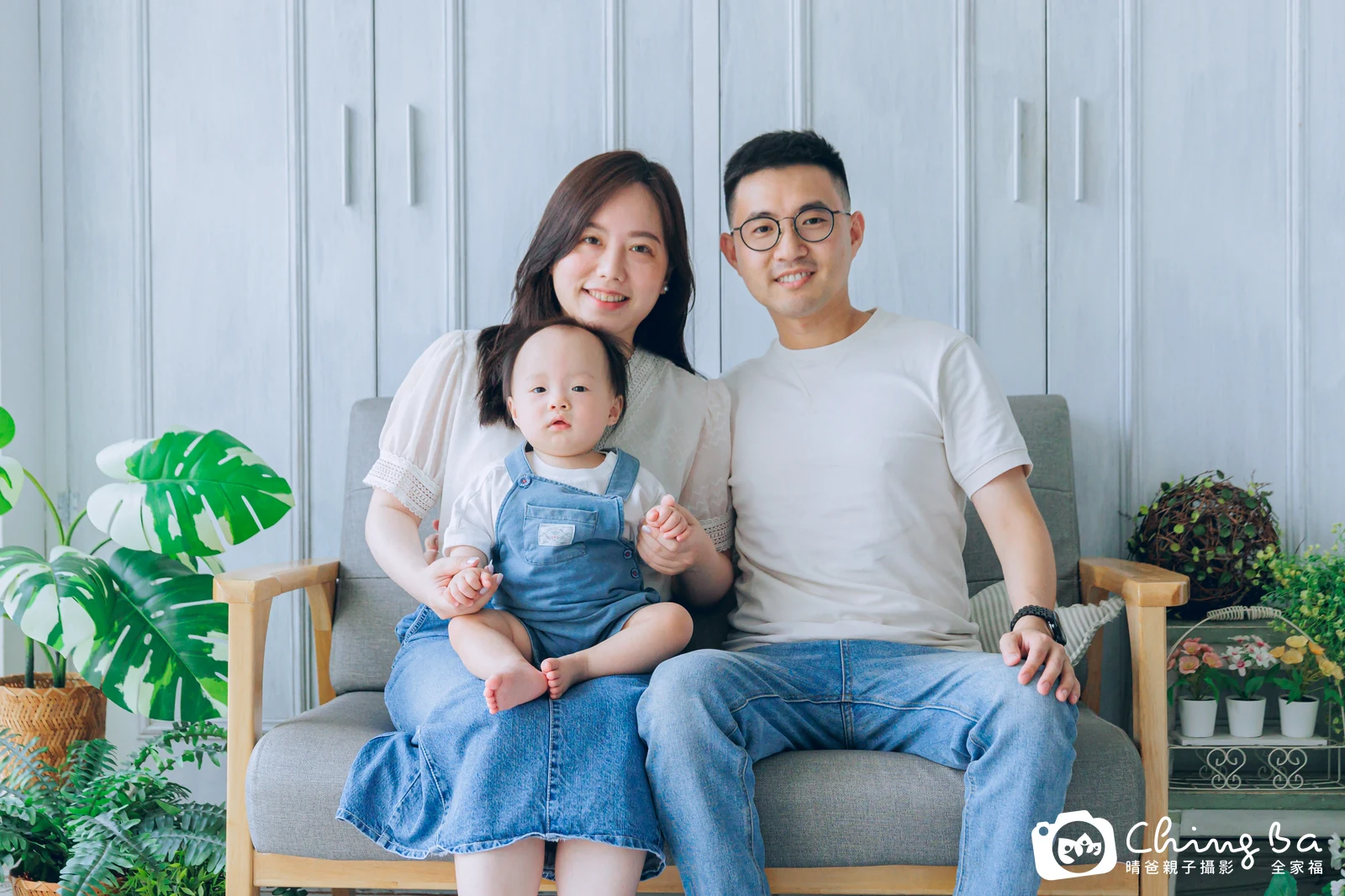 Jerry的台中小家庭抓周拍攝現場