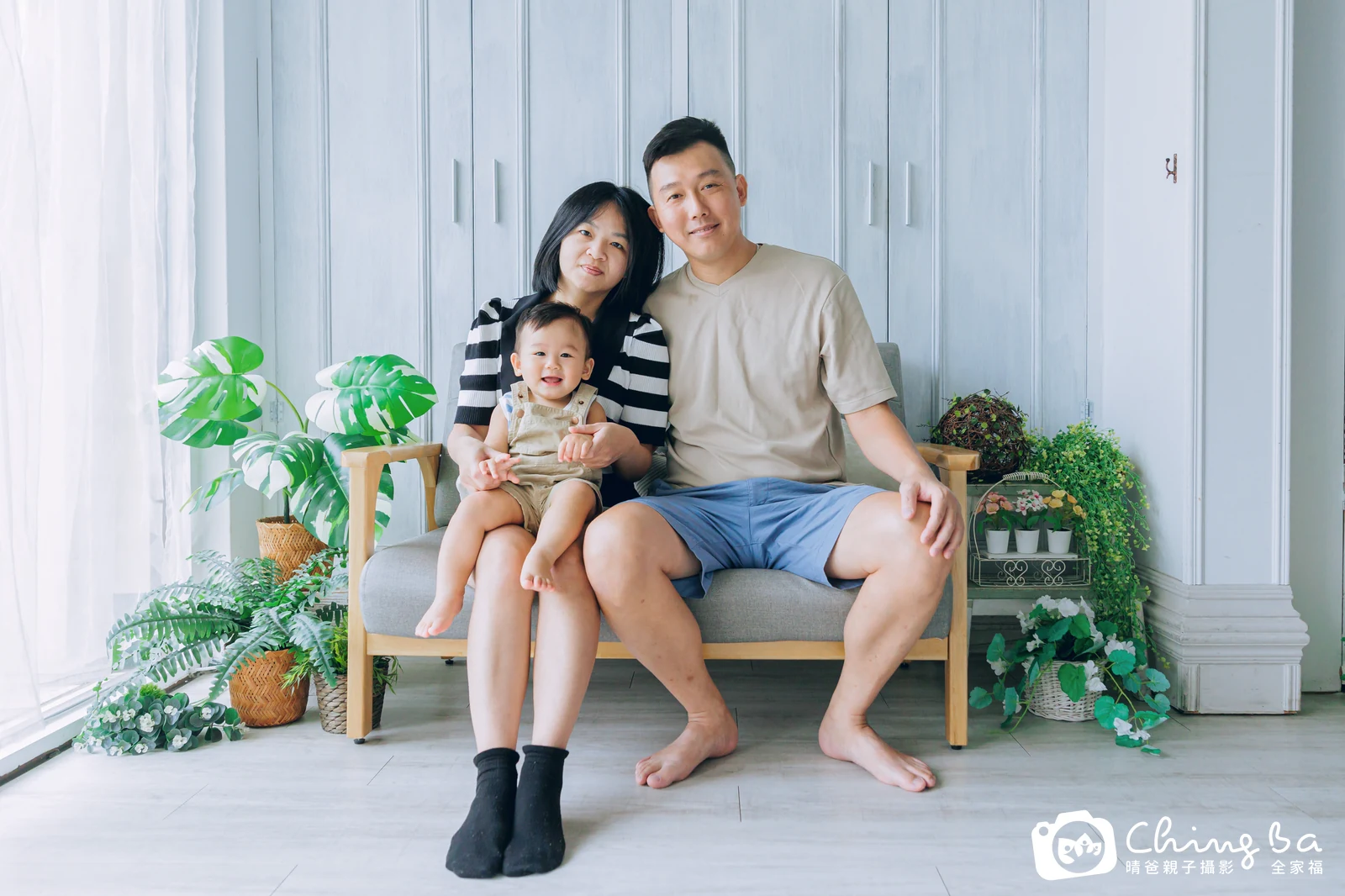 Q寶的台中小家庭抓周拍攝現場