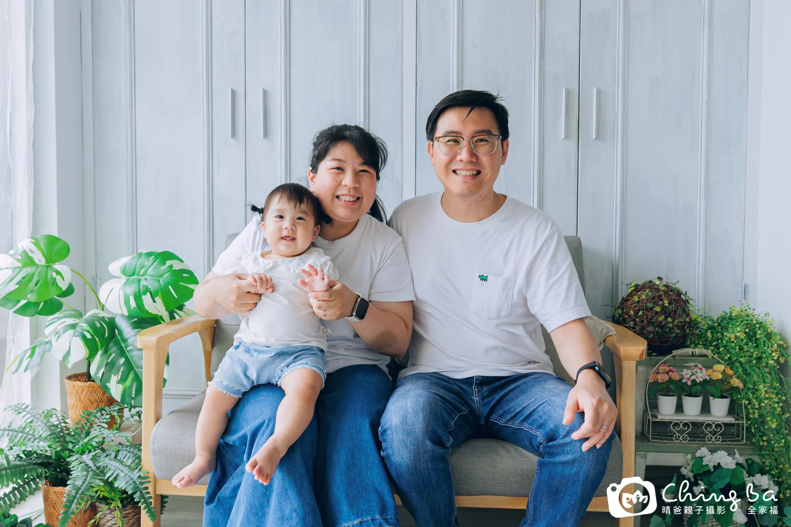 晴 1 歲寶貝 台中小家庭抓周紀念照｜晴爸親子攝影