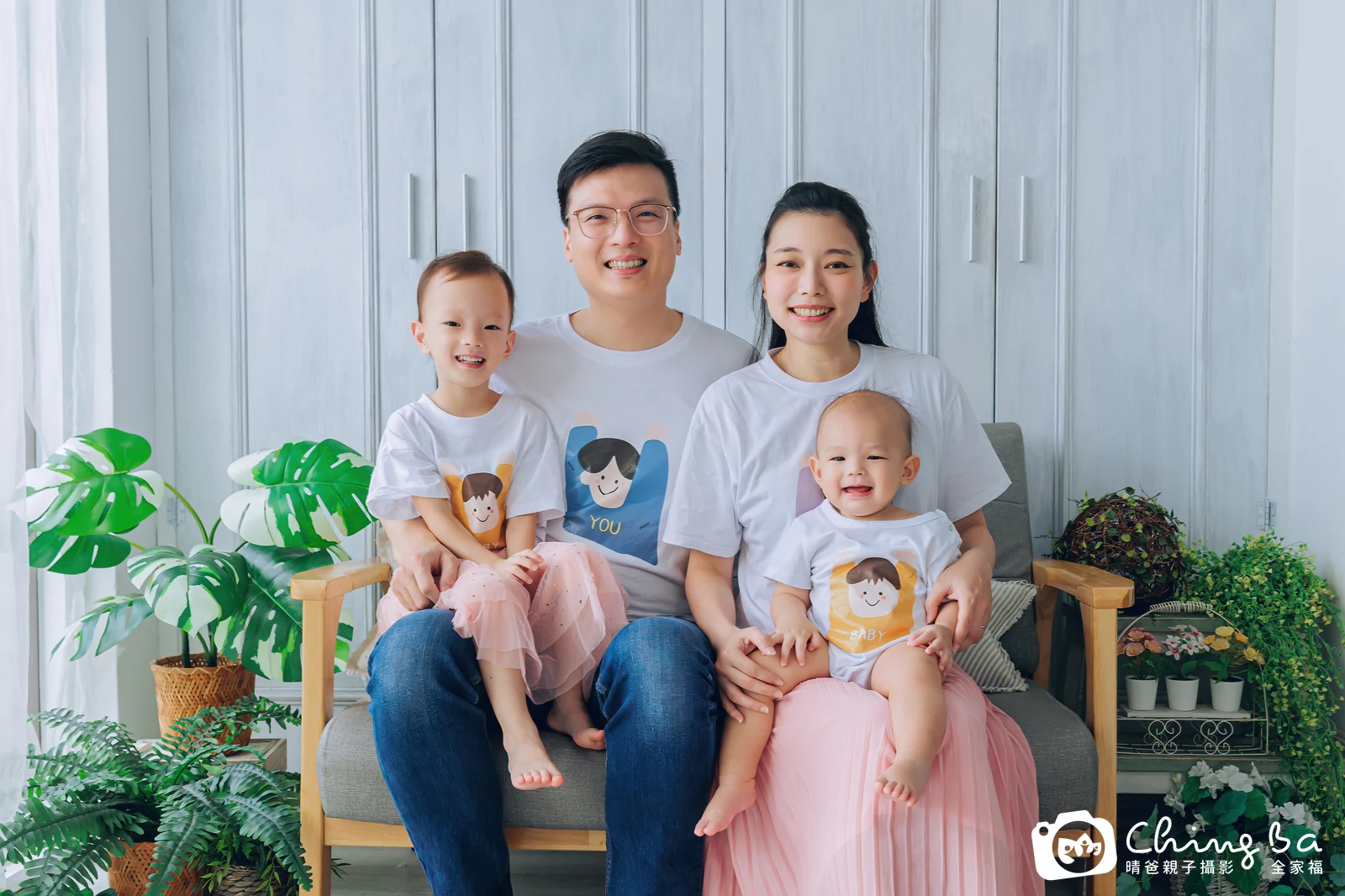 仔仔的台中小家庭抓周拍攝現場
