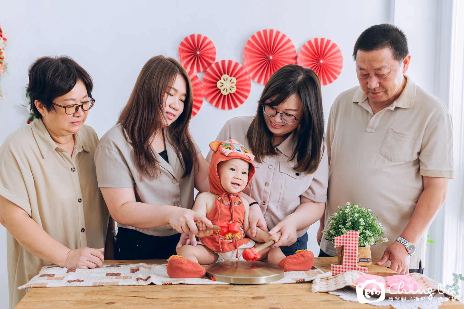 浩浩的抓周時光——晴爸親子攝影