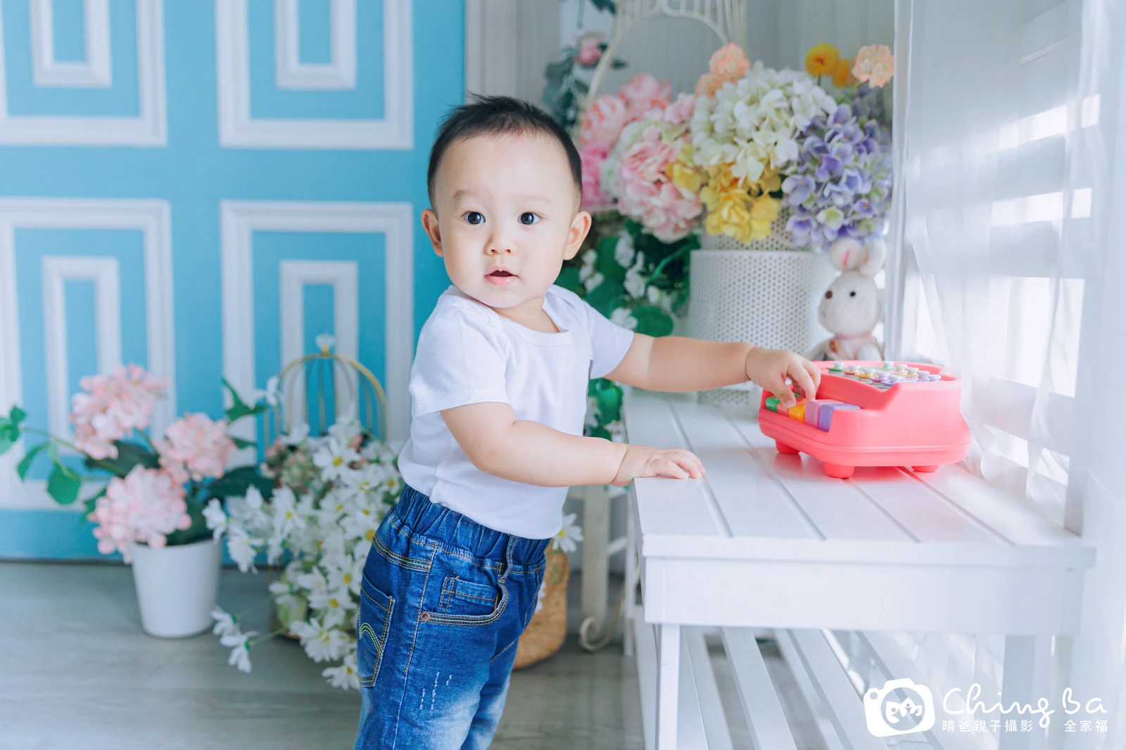 小月亮的抓周時光——晴爸親子攝影