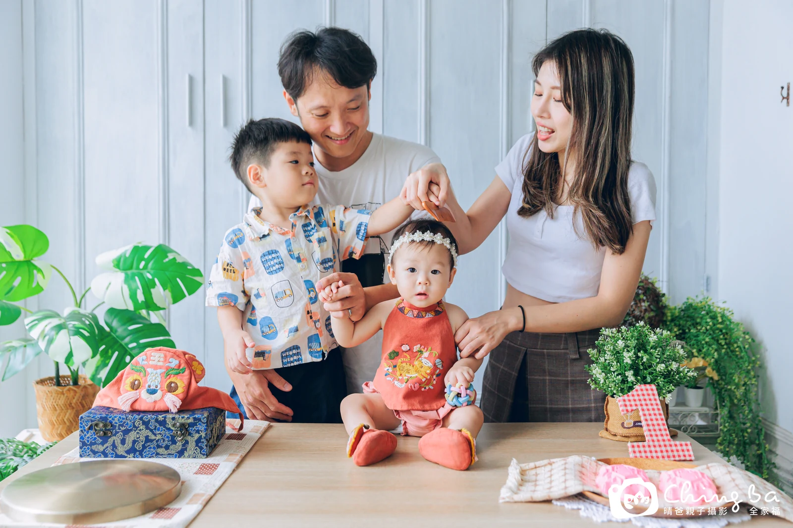貝果的抓周時光——晴爸親子攝影