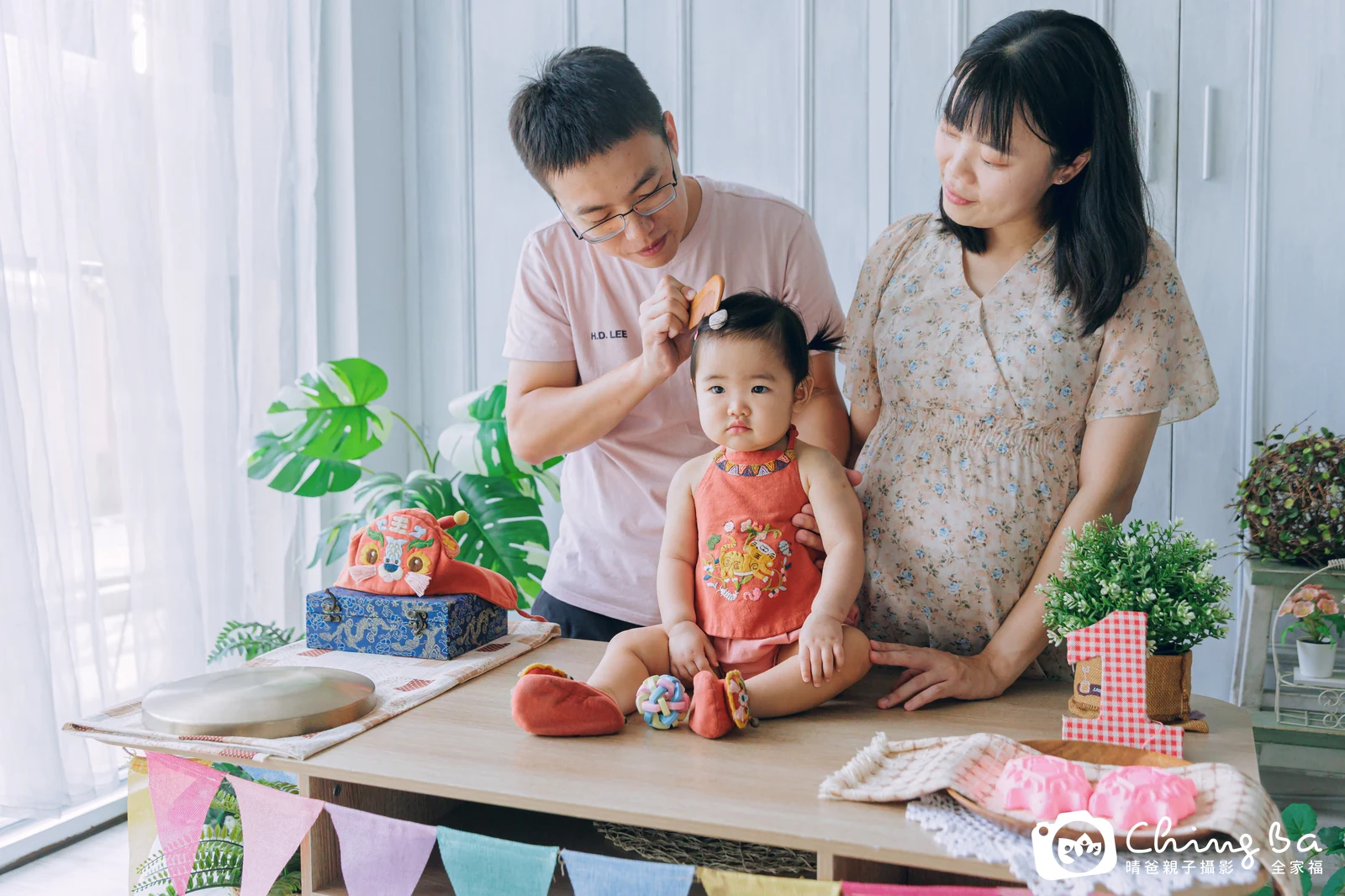 玥玥的抓周時光——晴爸親子攝影