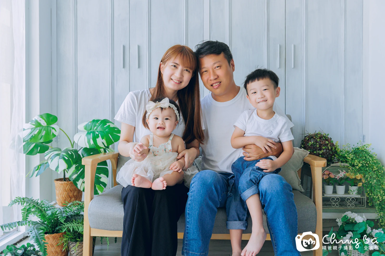 喬喬的台中小家庭抓周拍攝現場