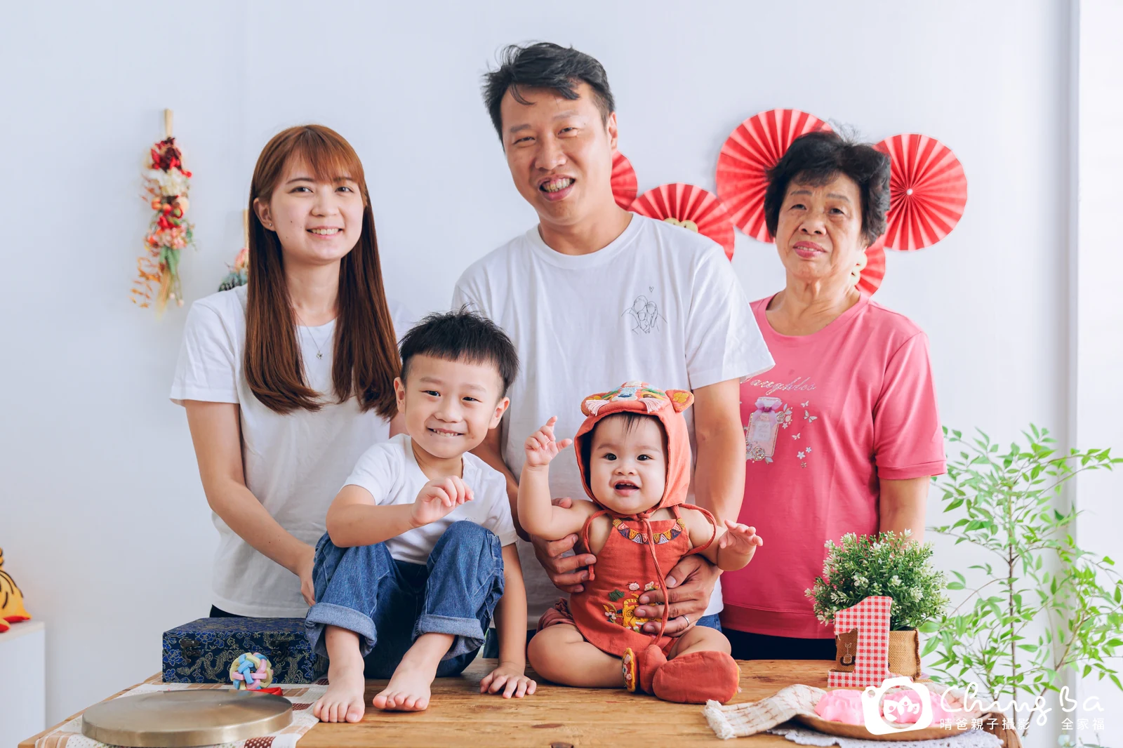 喬喬在台中拍小家庭抓周的珍貴一刻