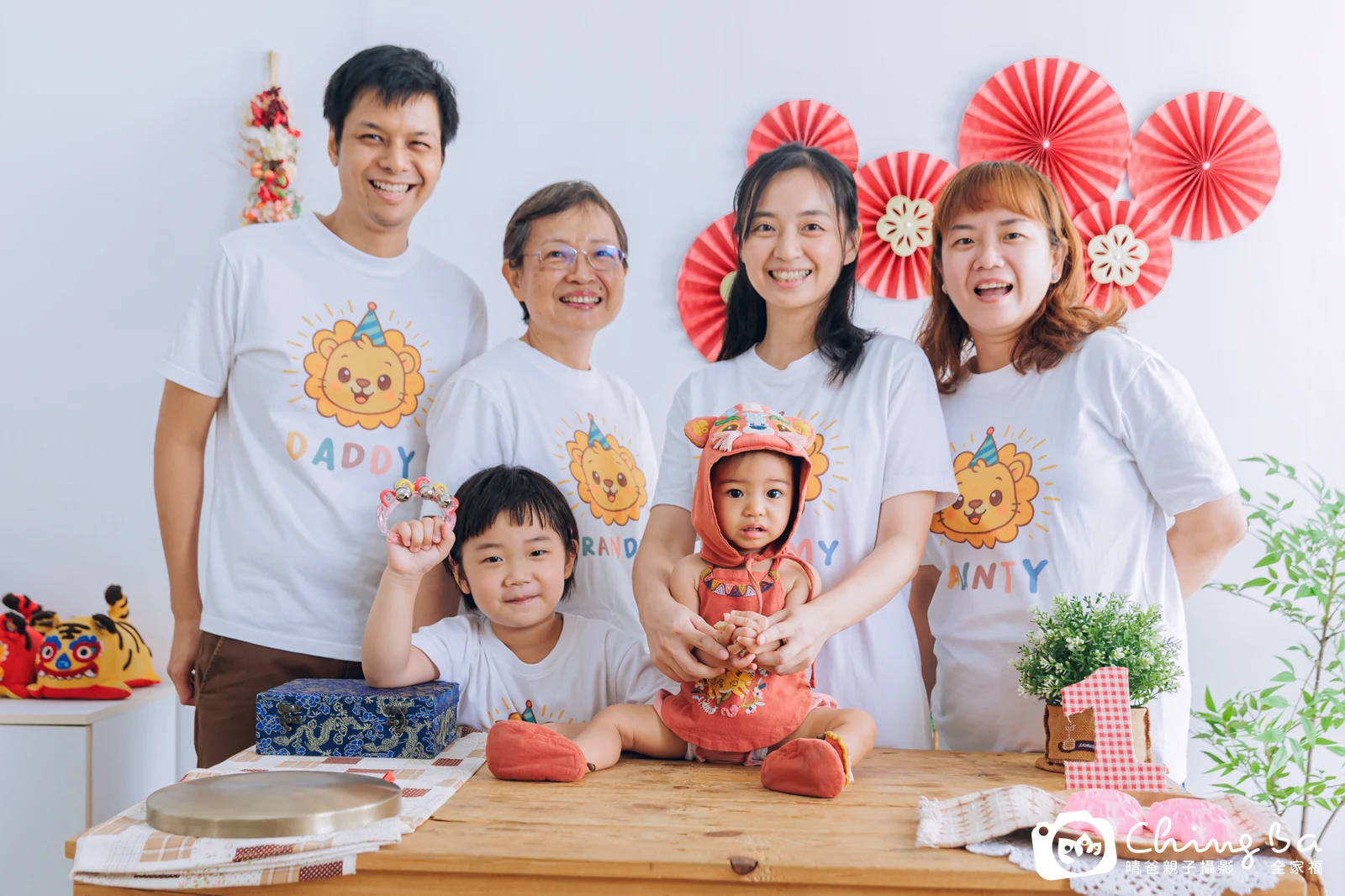 Sunny在台中拍小家庭抓周的珍貴一刻